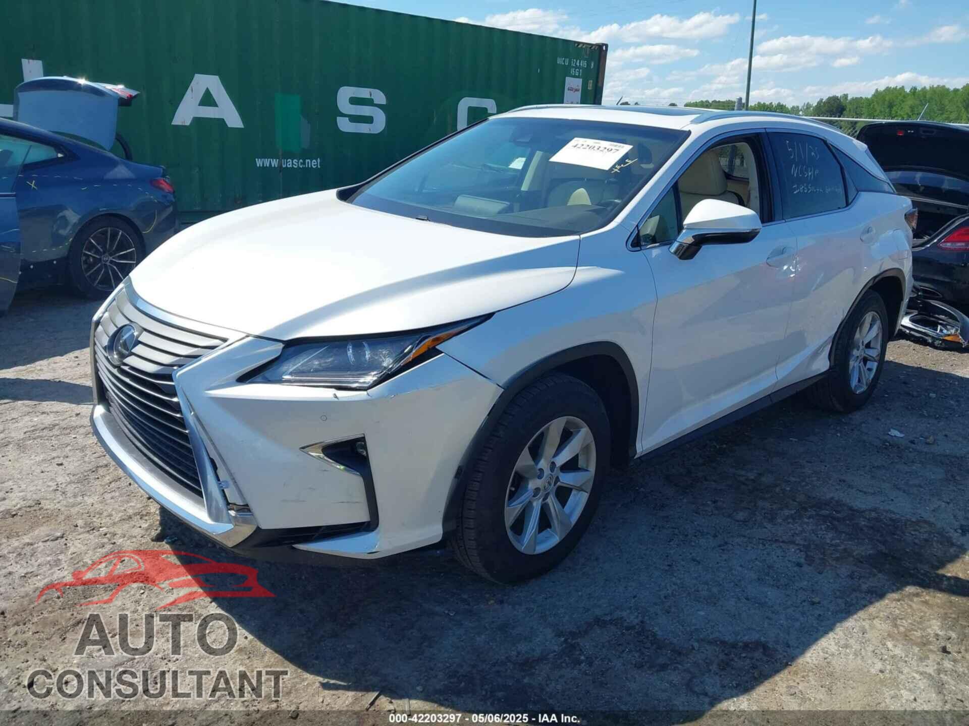 LEXUS RX 2017 - 2T2BZMCA3HC123976