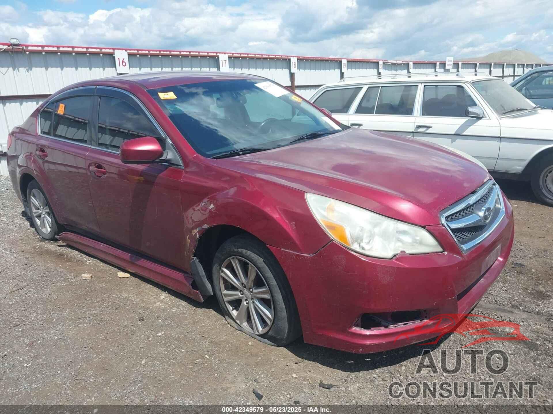SUBARU LEGACY 2010 - 4S3BMBC65A3225457