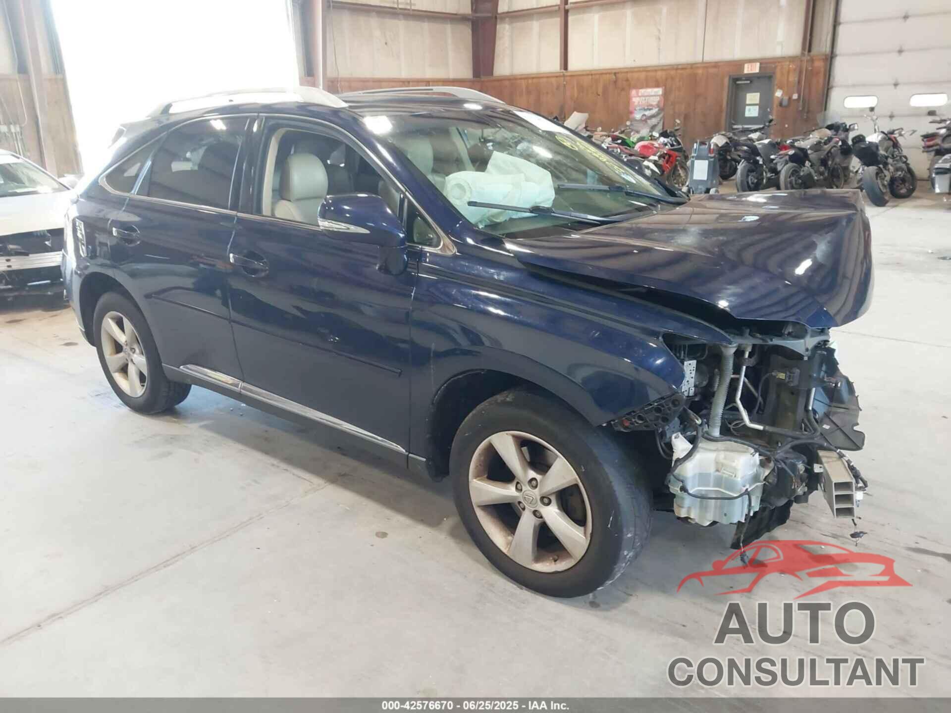LEXUS RX 350 2013 - 2T2BK1BA9DC199992