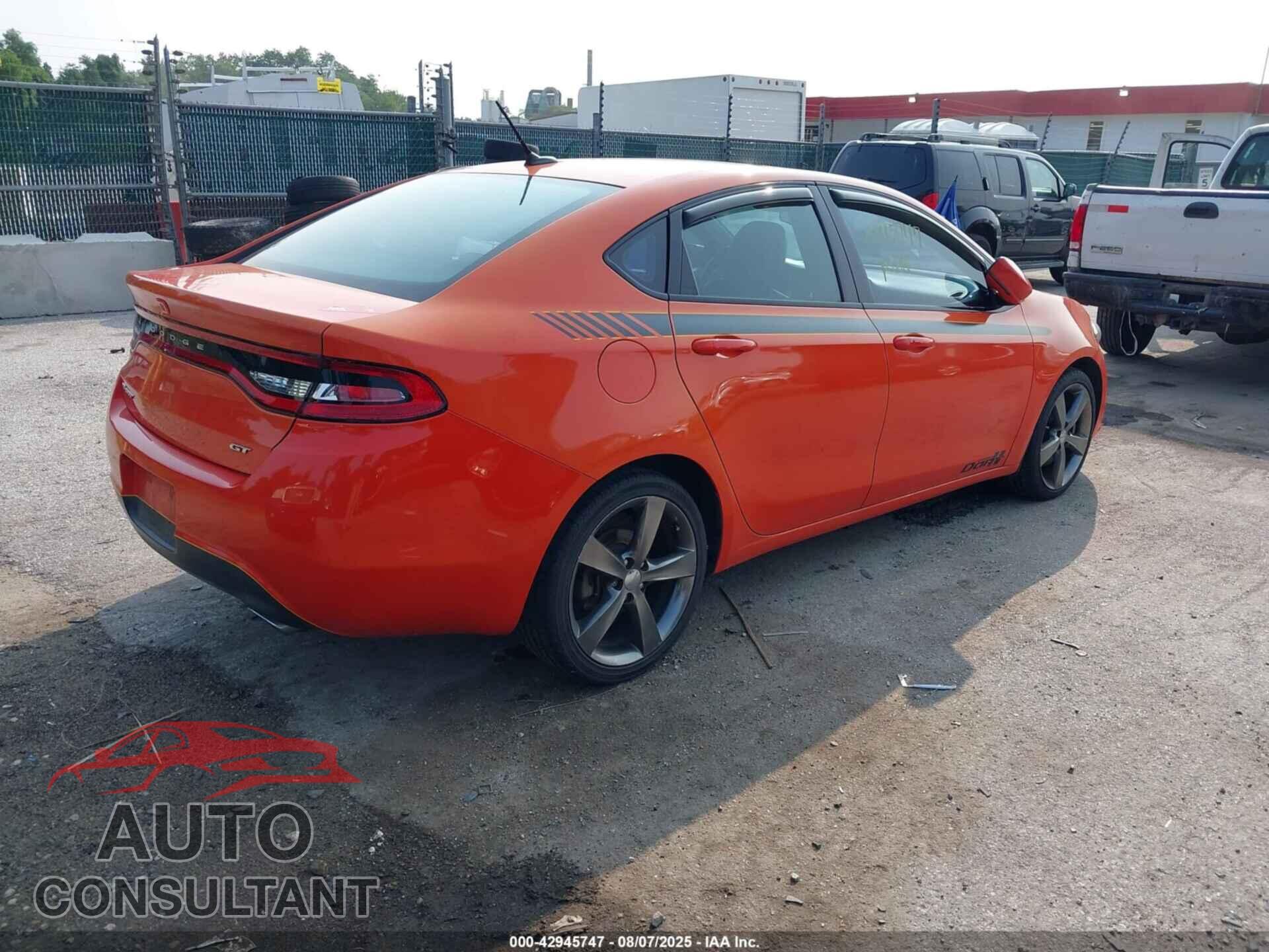 DODGE DART 2015 - 1C3CDFEB9FD267299