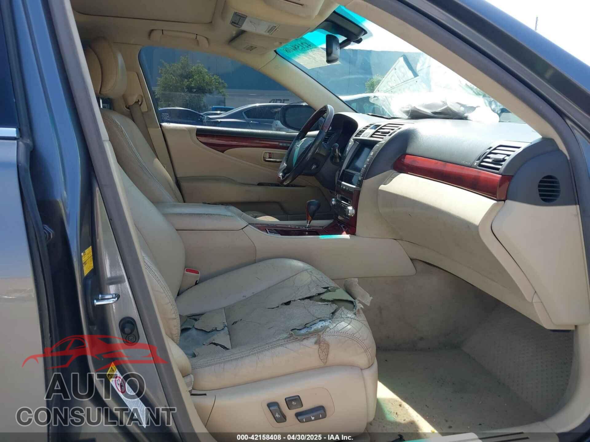 LEXUS LS 460 2012 - JTHBL5EF9C5112408
