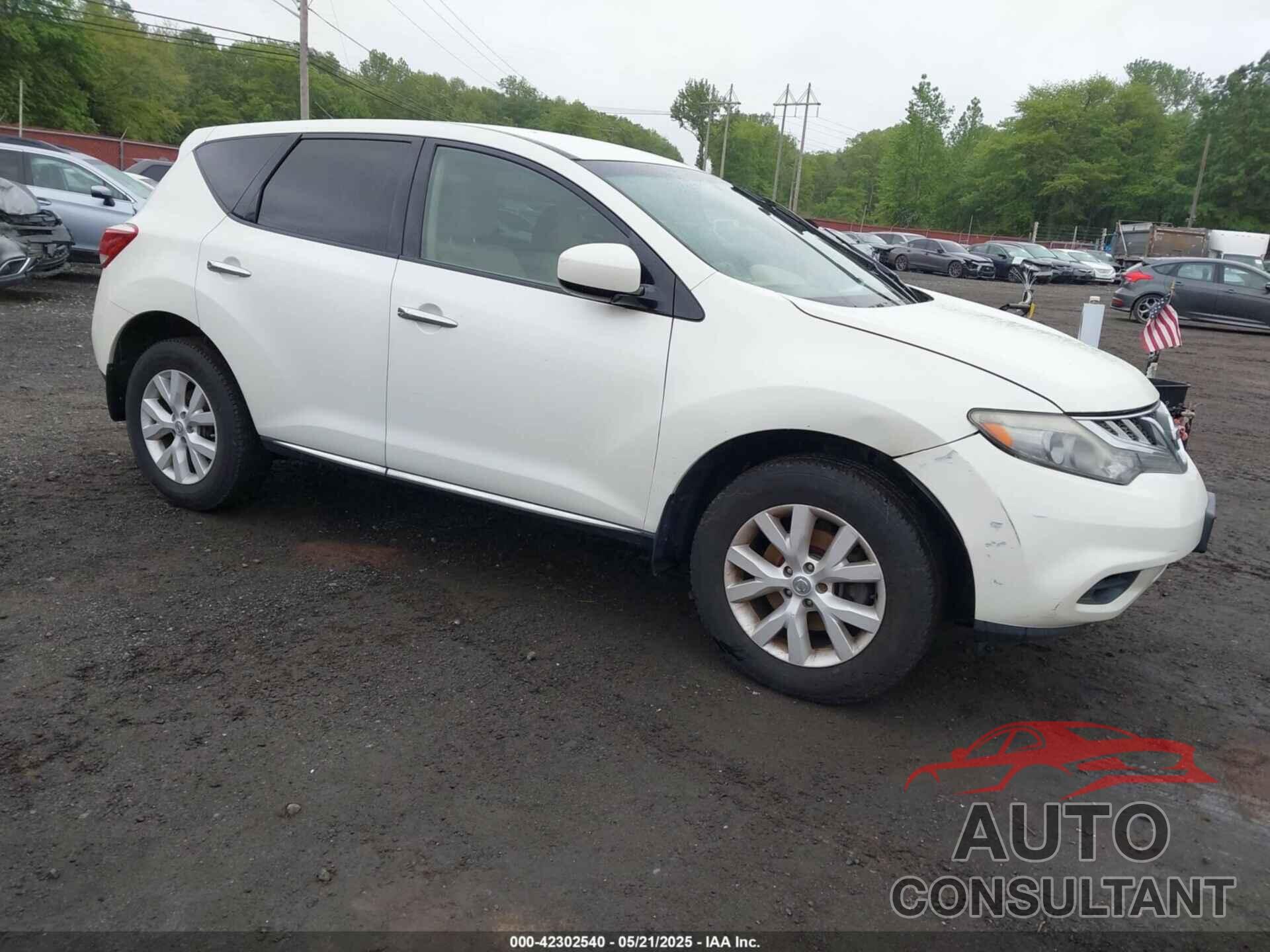 NISSAN MURANO 2012 - JN8AZ1MW4CW218317