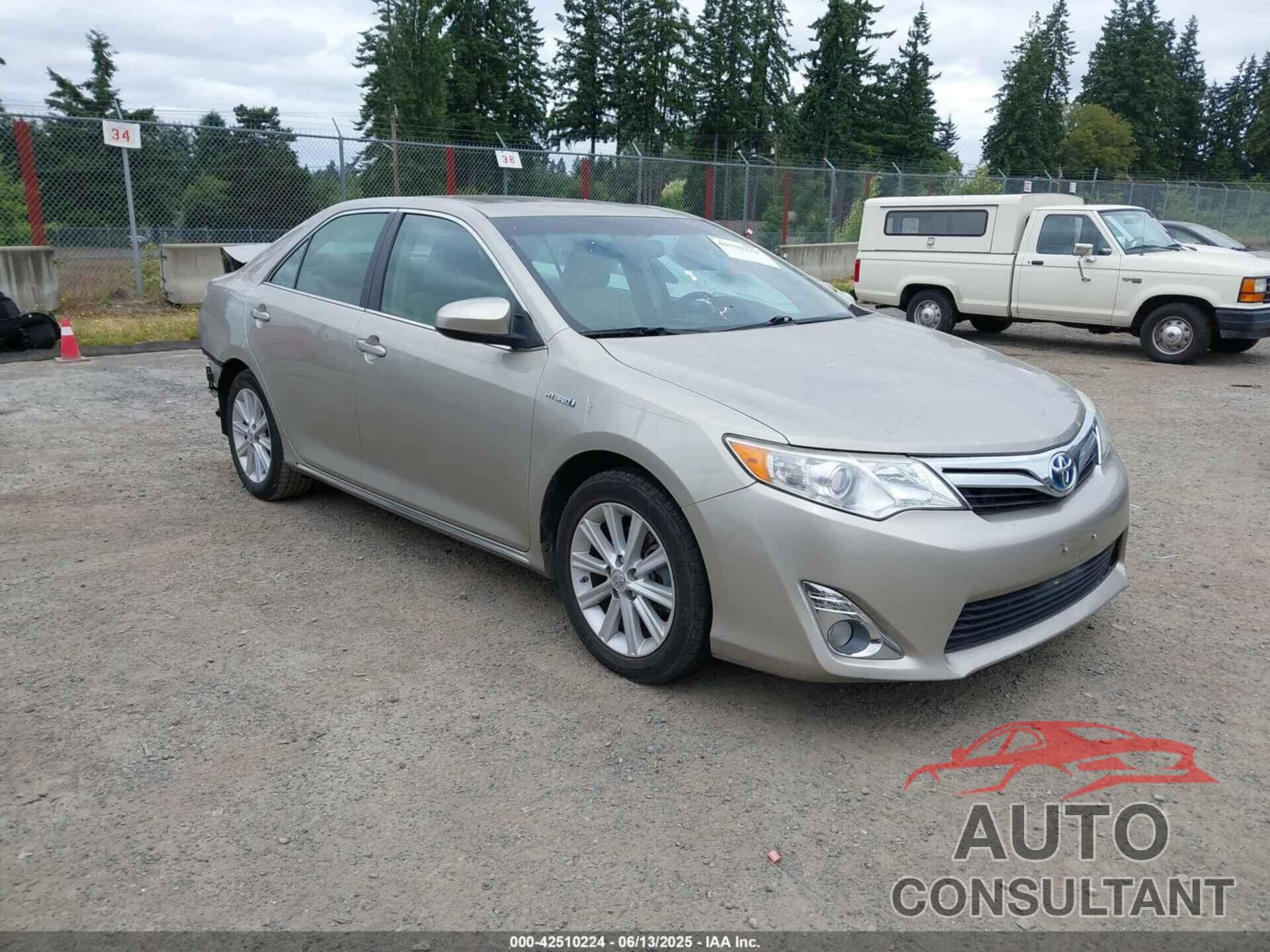 TOYOTA CAMRY HYBRID 2014 - 4T1BD1FK9EU115574