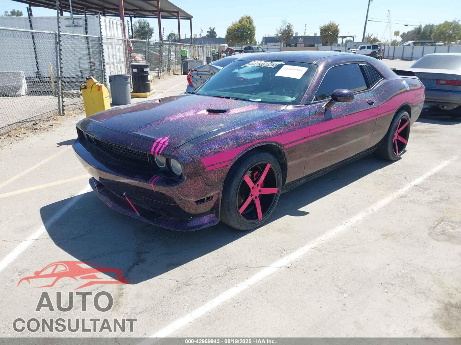 DODGE CHALLENGER 2012 - 2C3CDYAG9CH290903