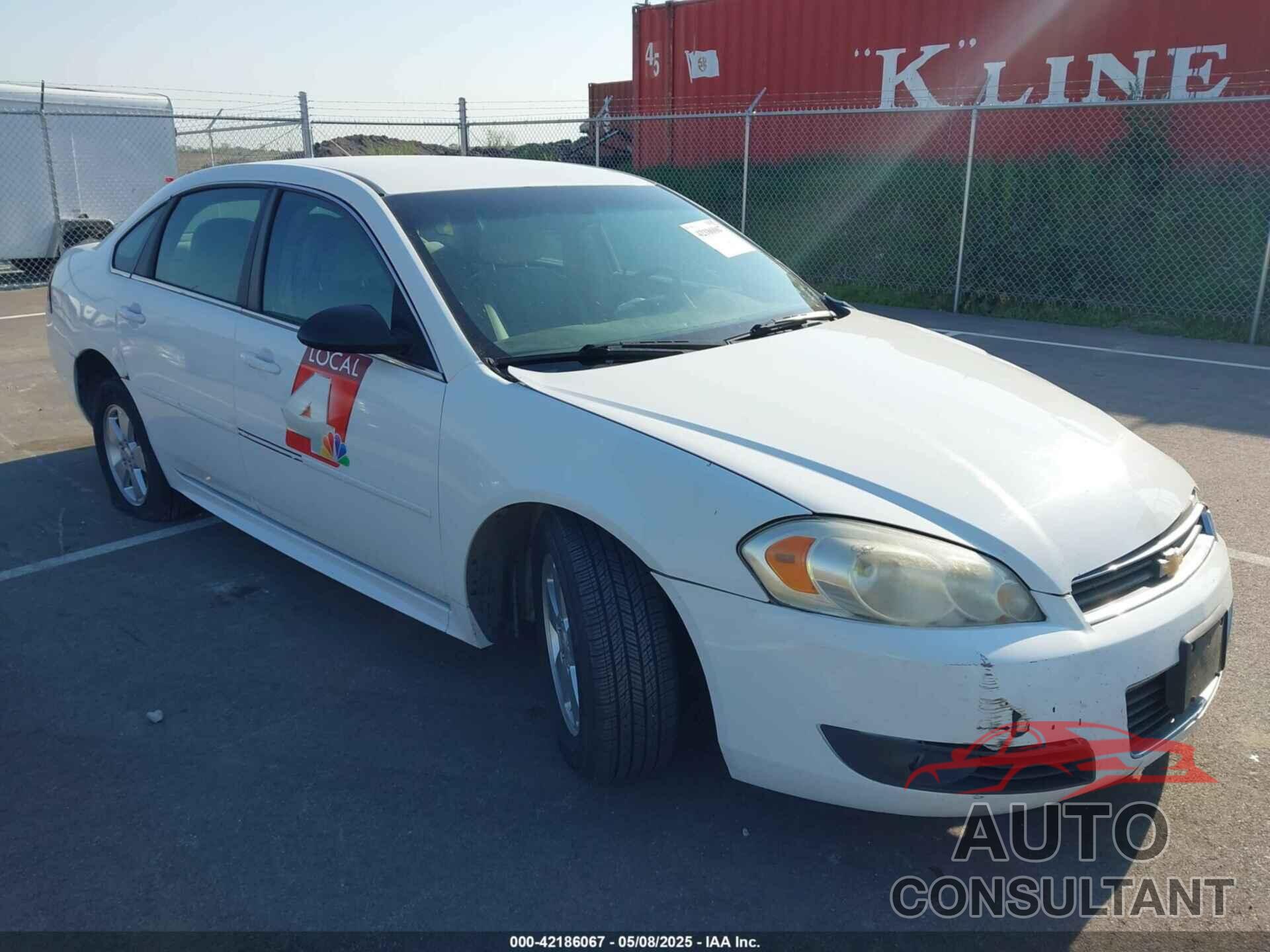 CHEVROLET IMPALA 2011 - 2G1WG5EK9B1150993