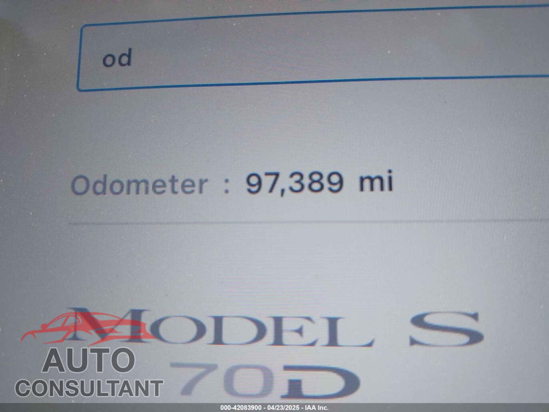 TESLA MODEL S 2015 - 5YJSA1S27FF097623