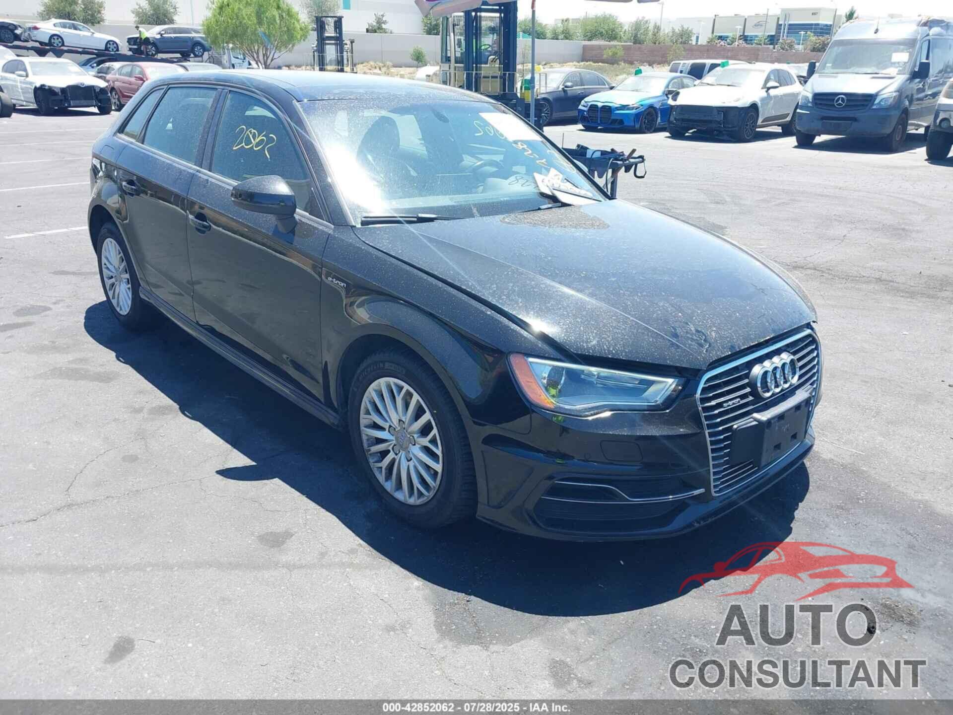 AUDI A3 E-TRON 2016 - WAUVPBFF8GA093246
