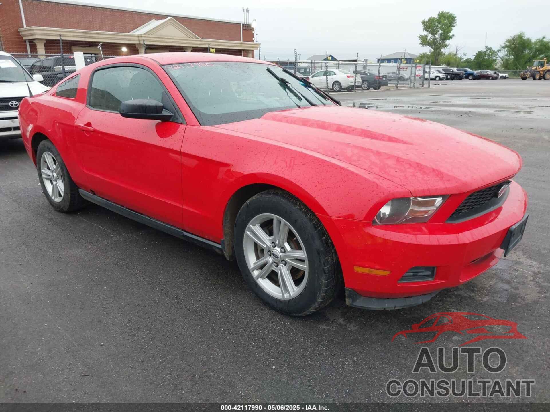 FORD MUSTANG 2012 - 1ZVBP8AM5C5227421
