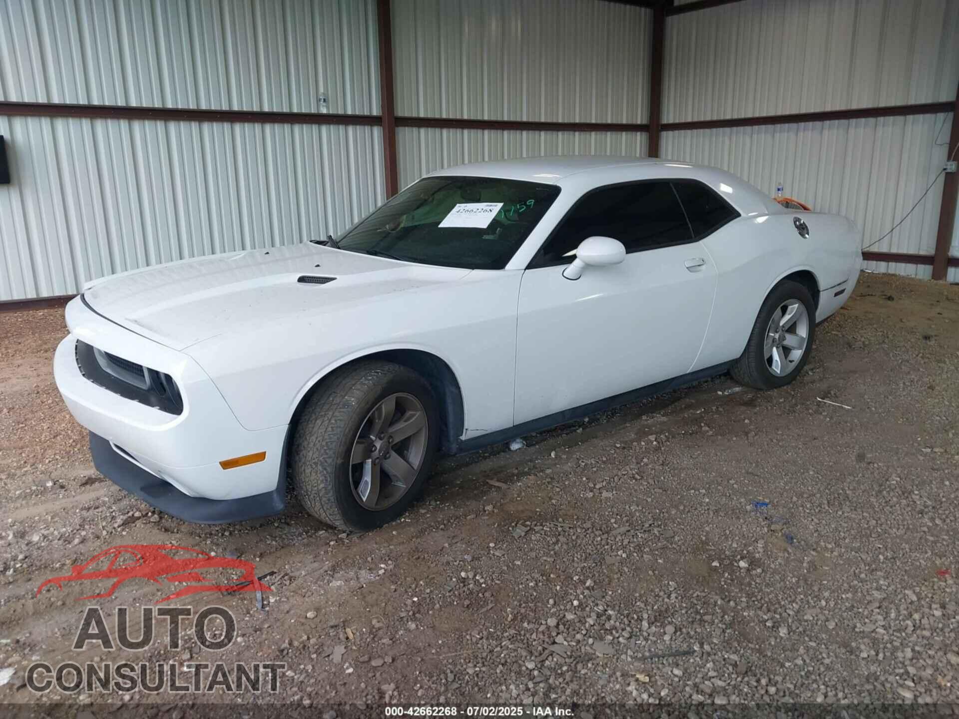DODGE CHALLENGER 2012 - 2C3CDYAG0CH291759