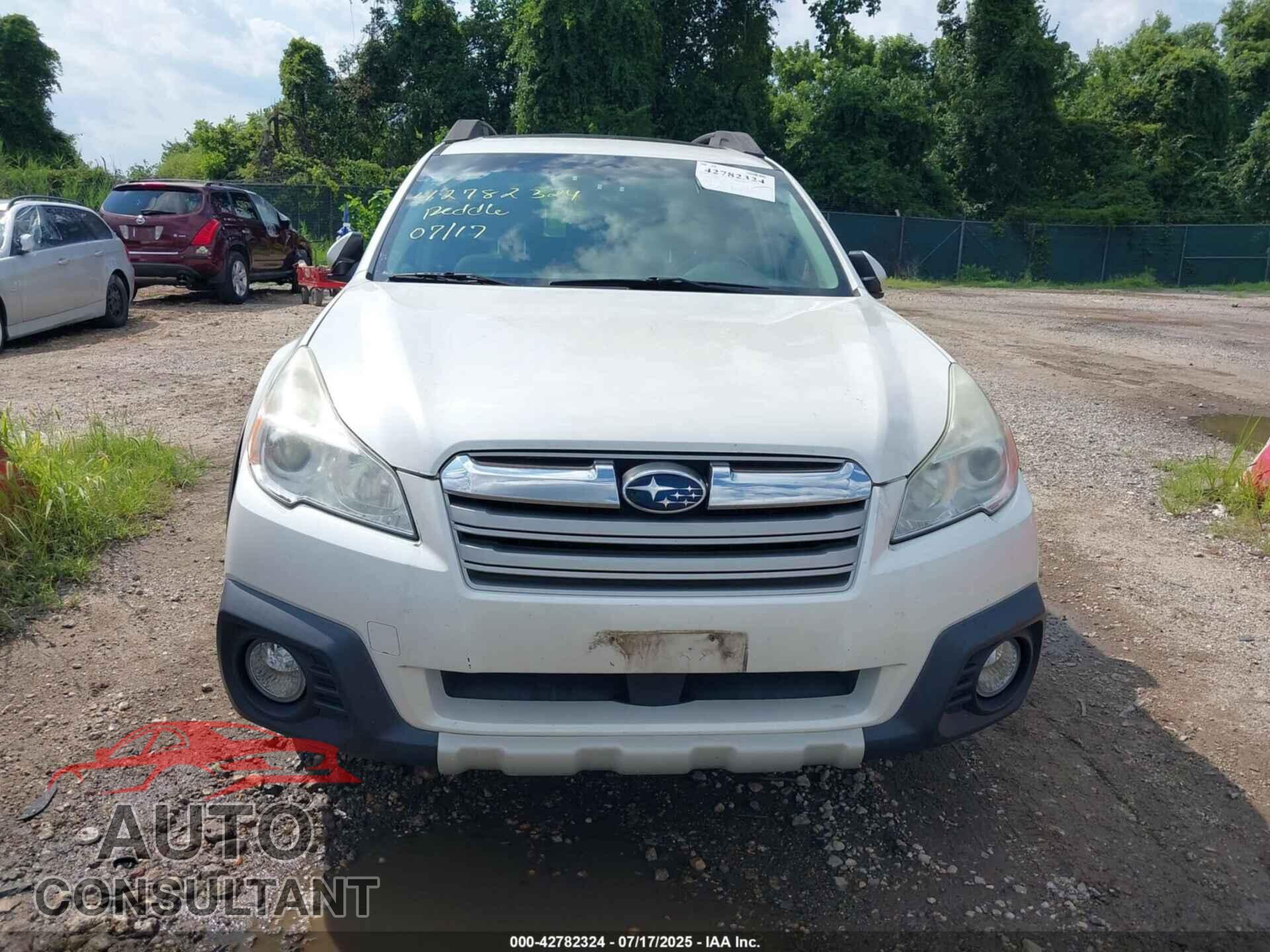 SUBARU OUTBACK 2014 - 4S4BRBLC2E3309969