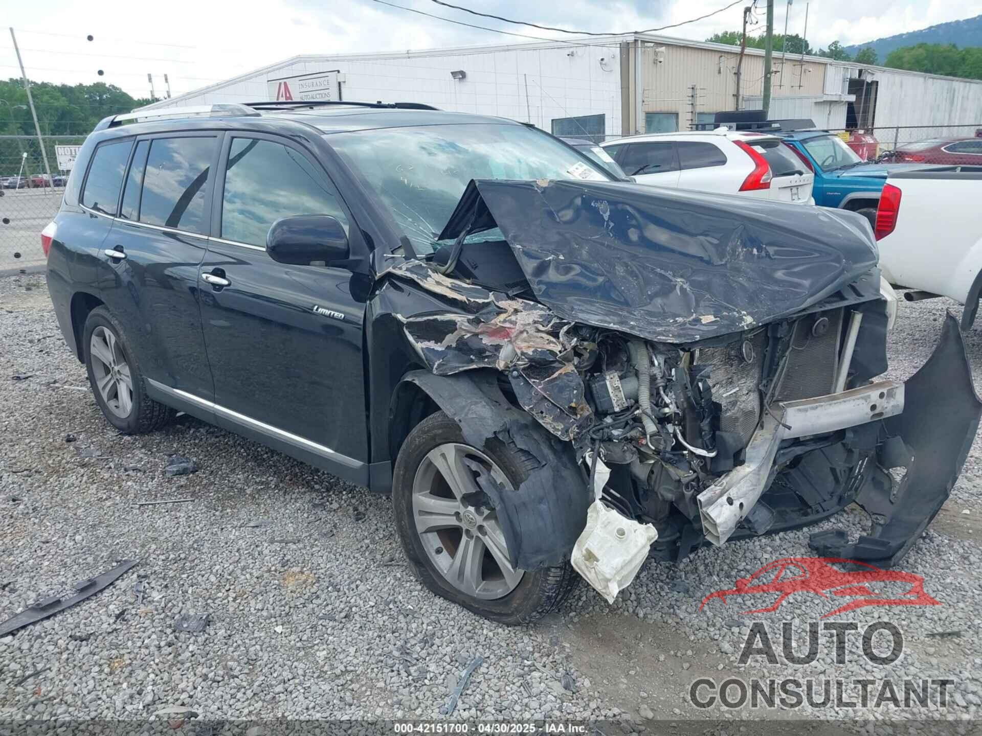 TOYOTA HIGHLANDER 2012 - 5TDDK3EH4CS144826