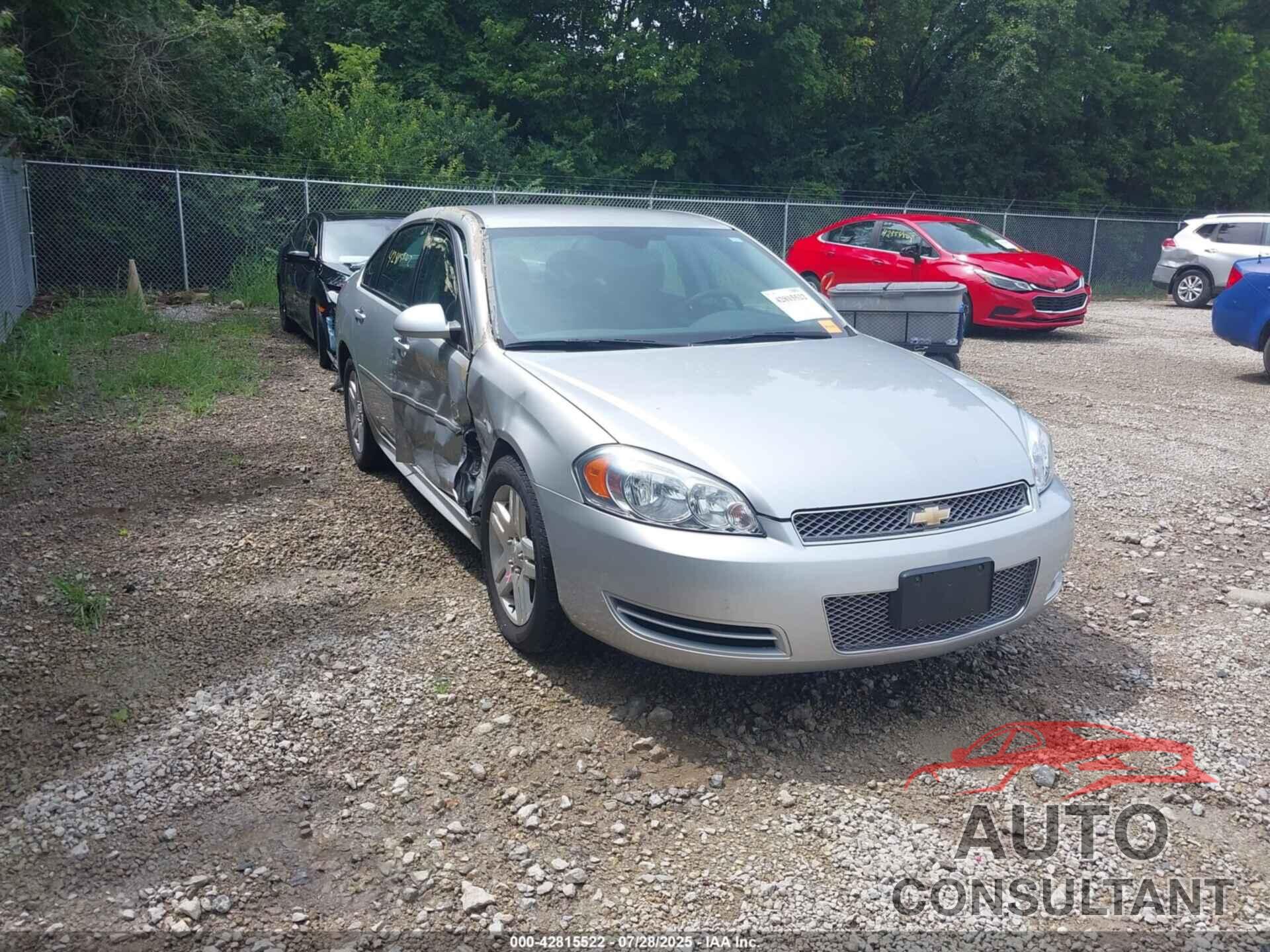 CHEVROLET IMPALA 2012 - 2G1WB5E3XC1130079