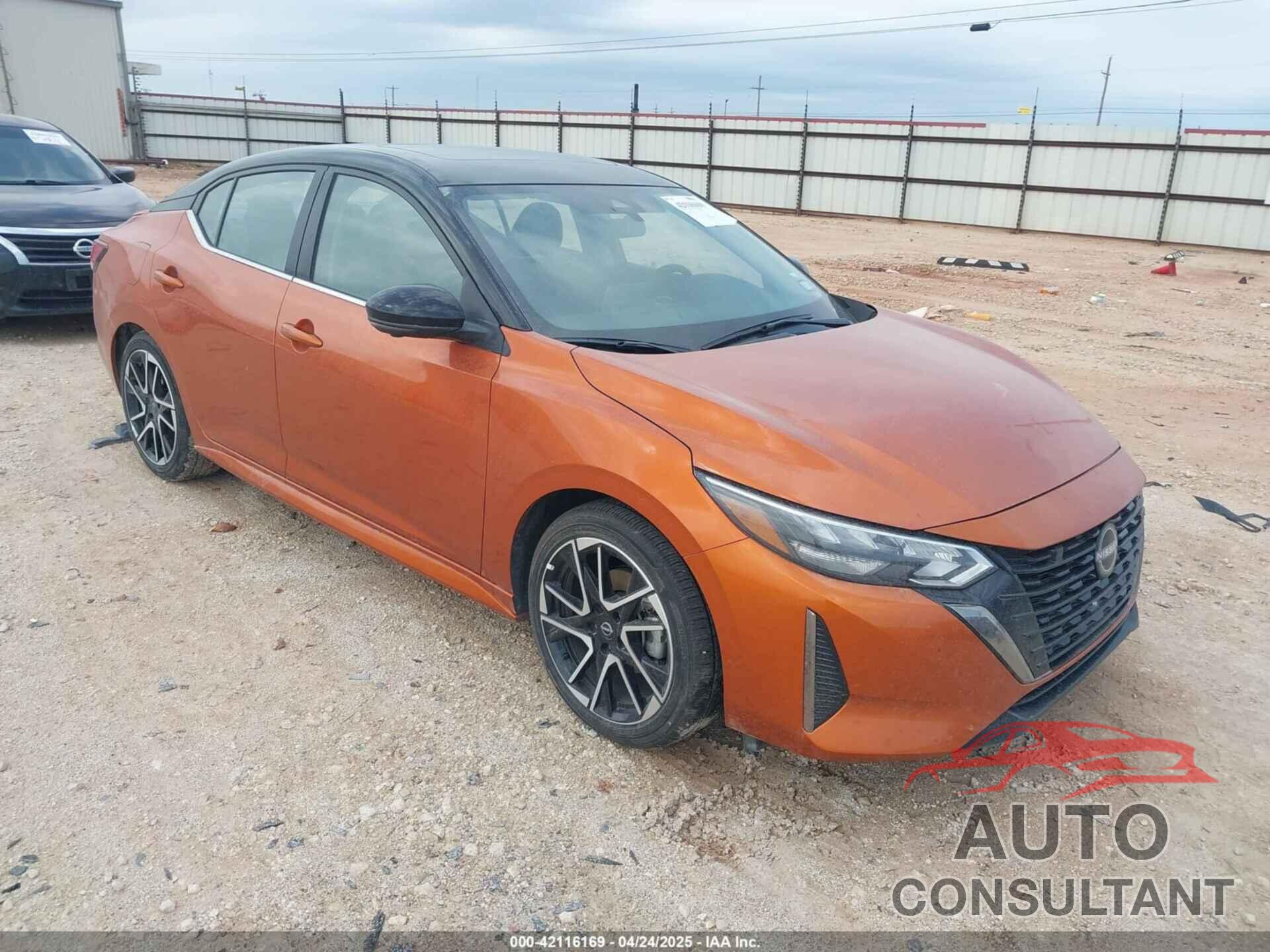 NISSAN SENTRA 2025 - 3N1AB8DV5SY284904
