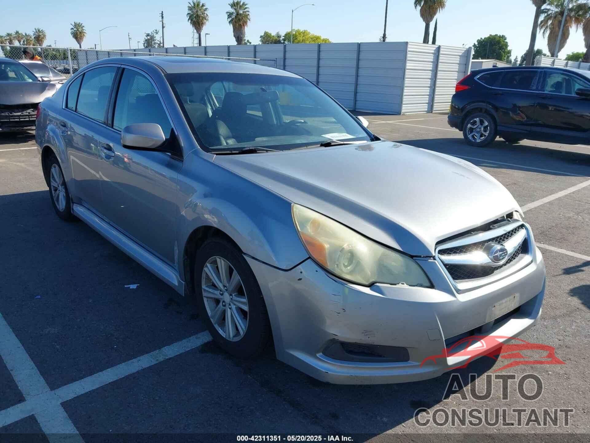 SUBARU LEGACY 2010 - 4S3BMBH6XA3233174