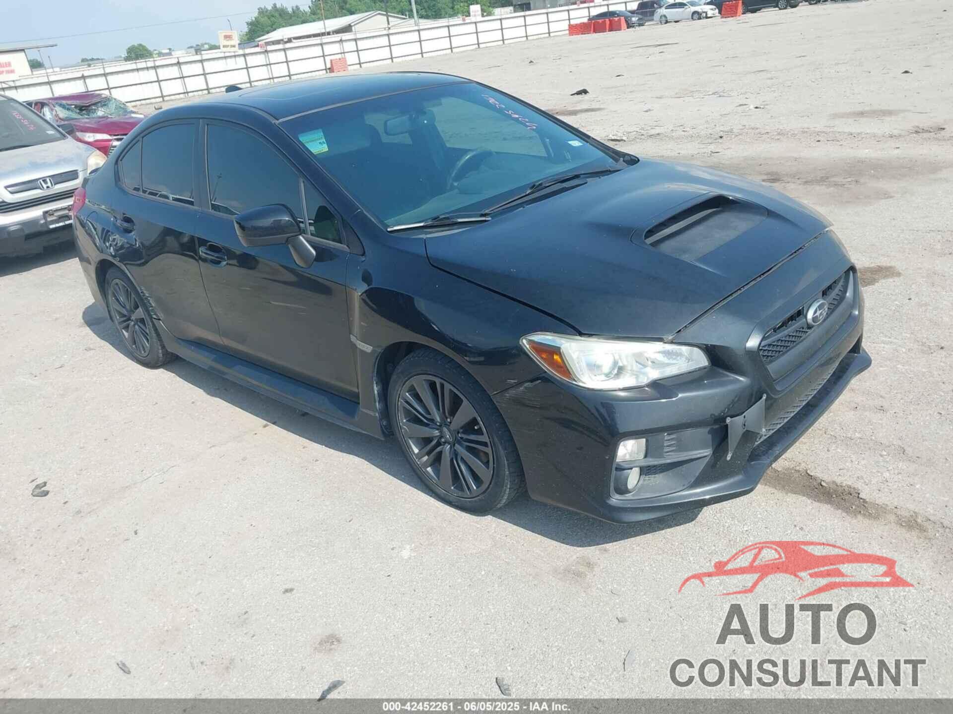 SUBARU WRX 2015 - JF1VA1D66F9819337