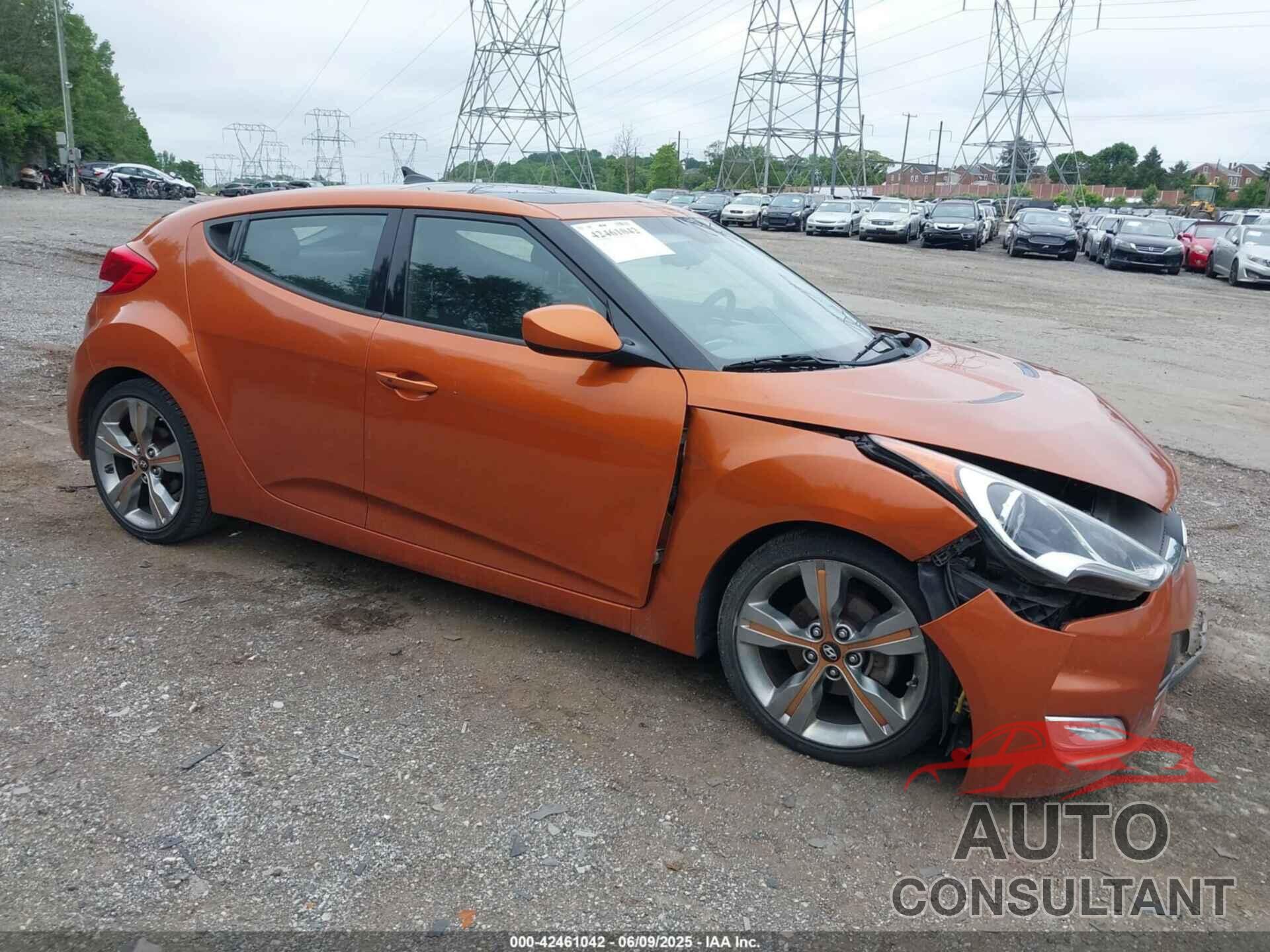 HYUNDAI VELOSTER 2015 - KMHTC6AD2FU232248