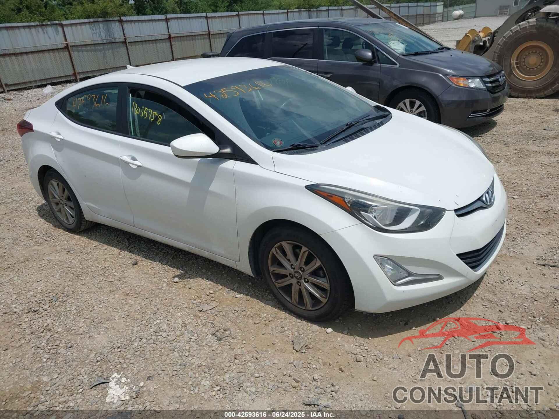 HYUNDAI ELANTRA 2016 - 5NPDH4AE8GH669478