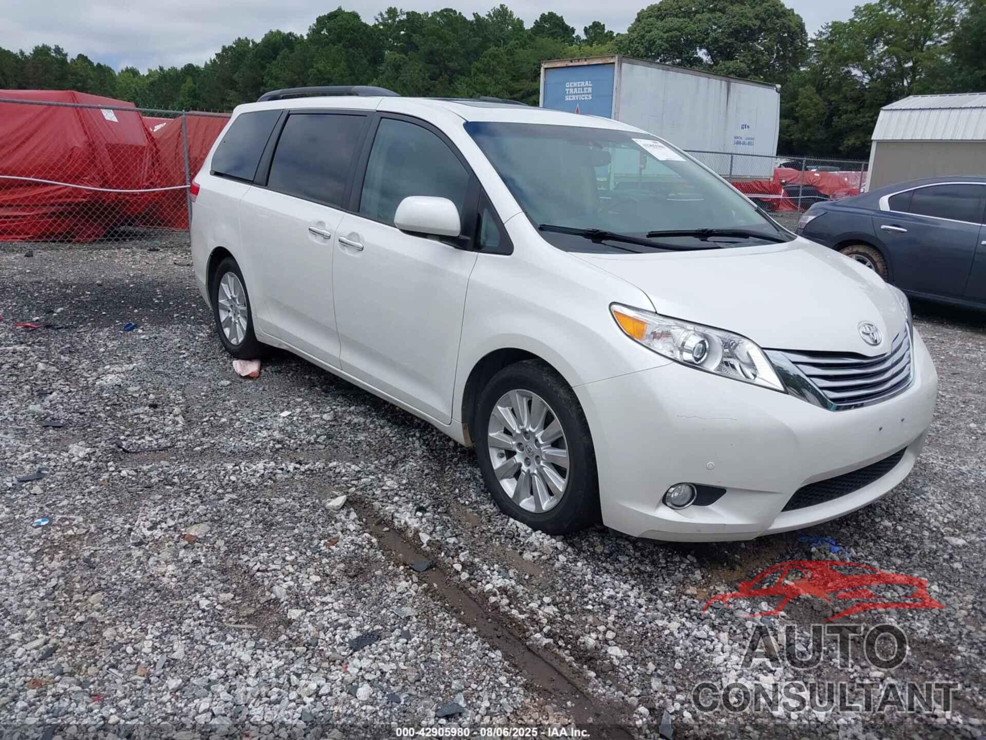 TOYOTA SIENNA 2011 - 5TDYK3DC1BS093503