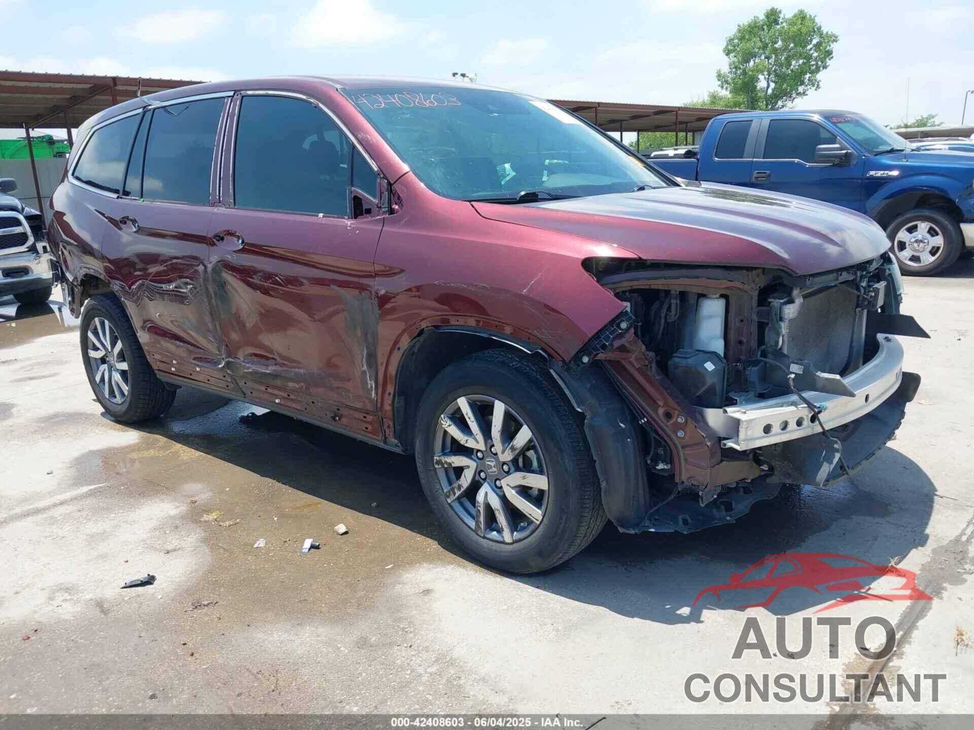 HONDA PILOT 2019 - 5FNYF6H31KB047660