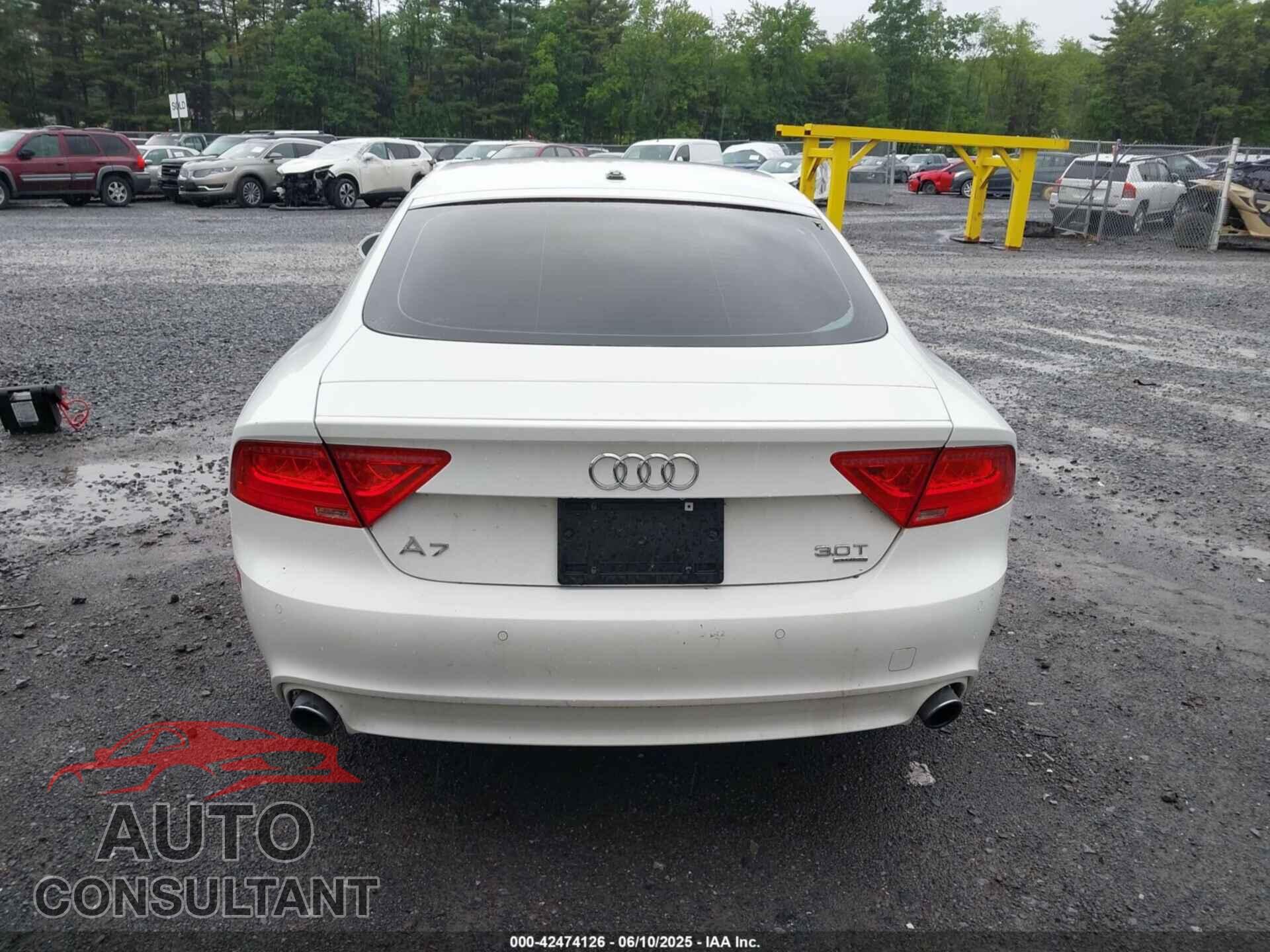 AUDI A7 2012 - WAUSGAFC8CN017502
