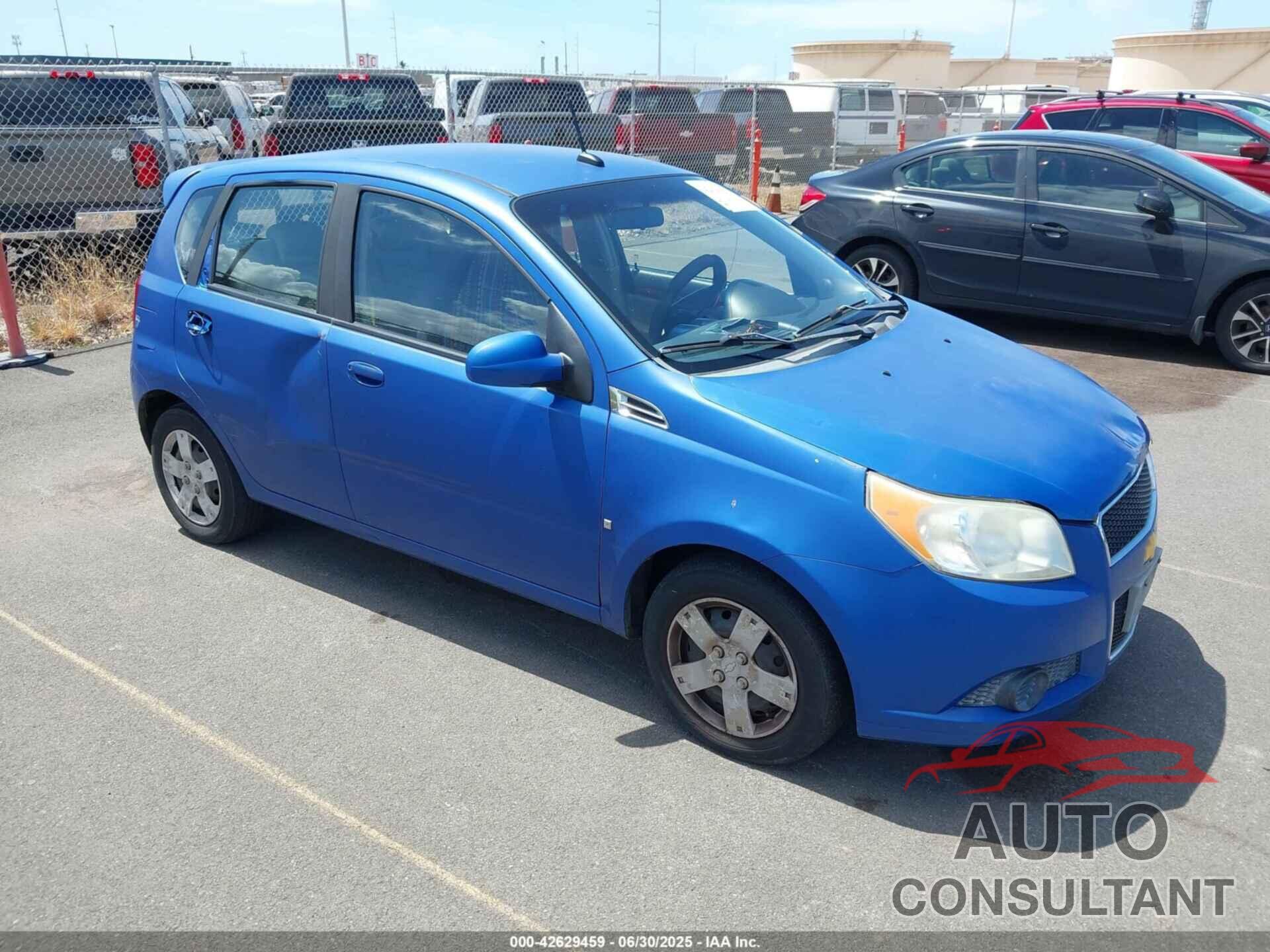 CHEVROLET AVEO 2009 - KL1TD66E29B621689