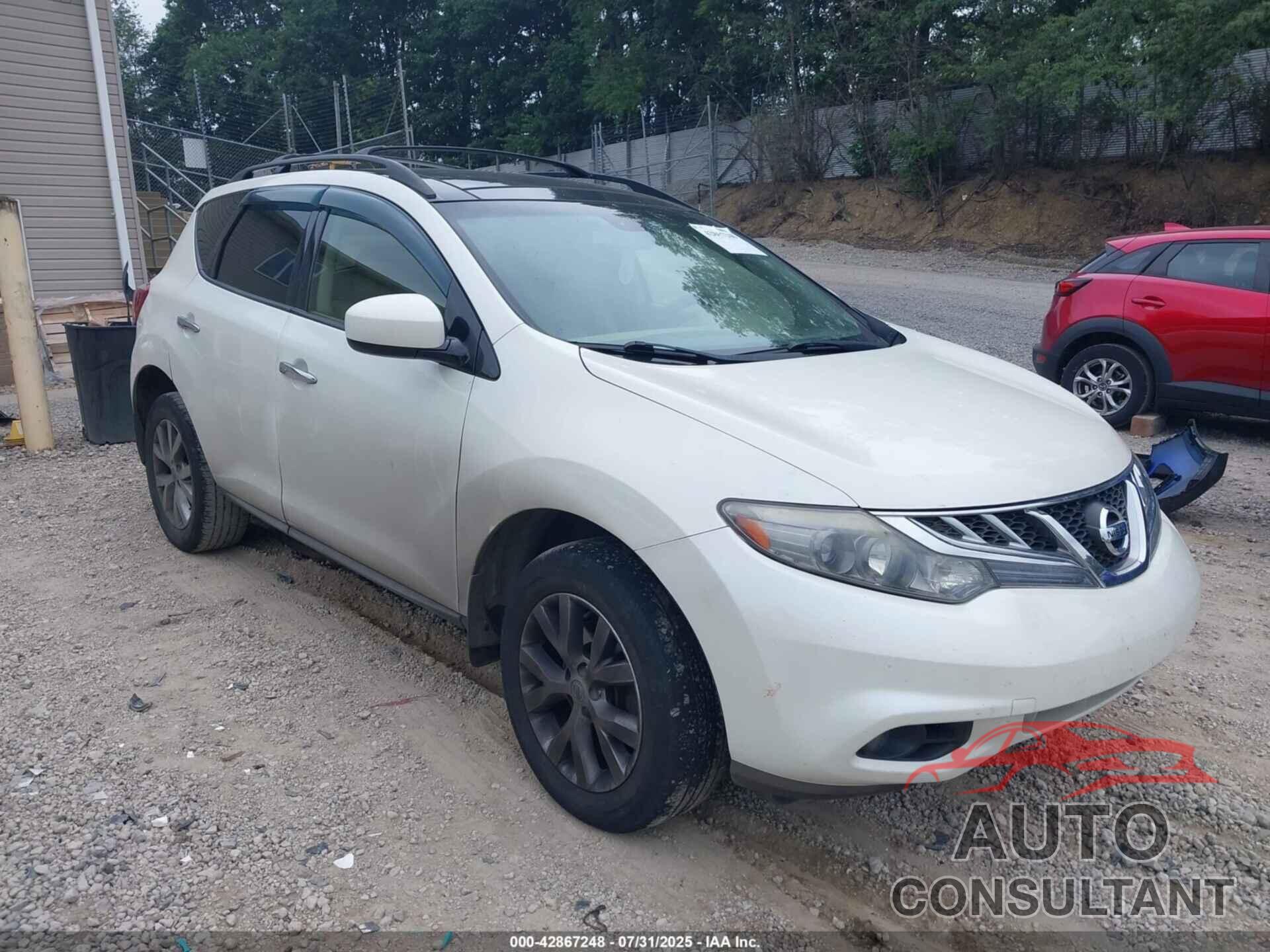 NISSAN MURANO 2013 - JN8AZ1MW5DW302406