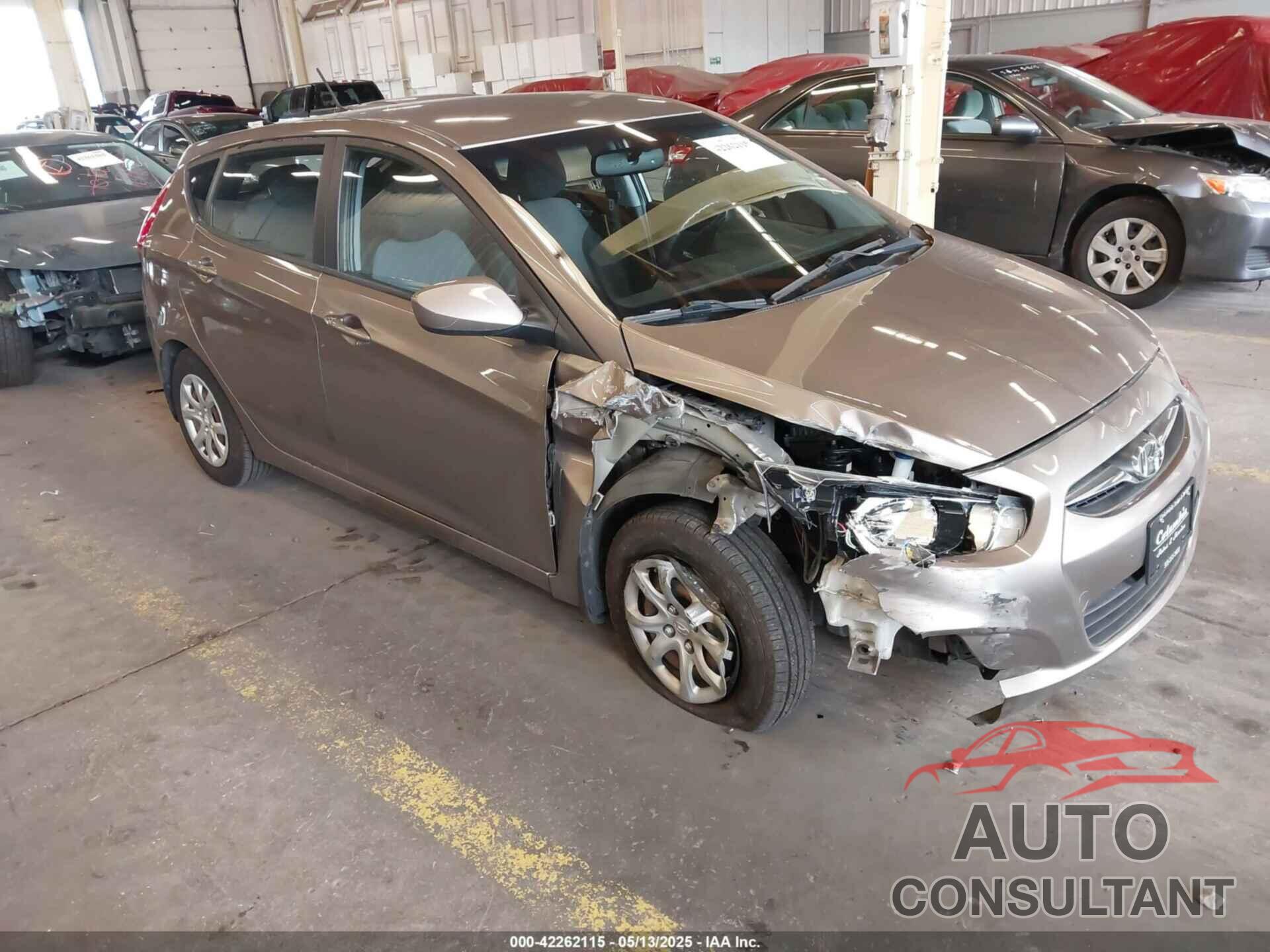 HYUNDAI ACCENT 2013 - KMHCT5AE5DU122133