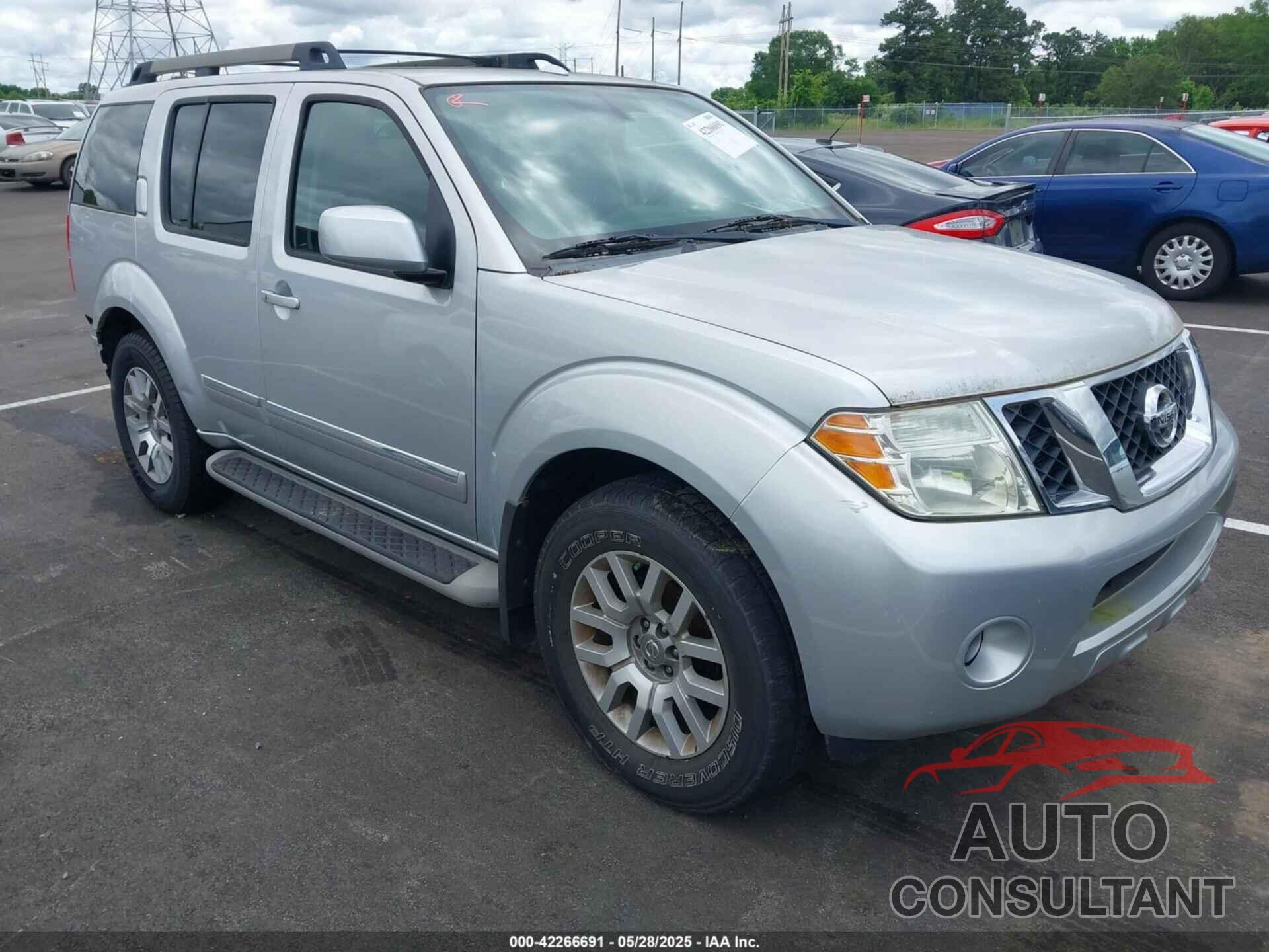 NISSAN PATHFINDER 2010 - 5N1AR1NB1AC620958
