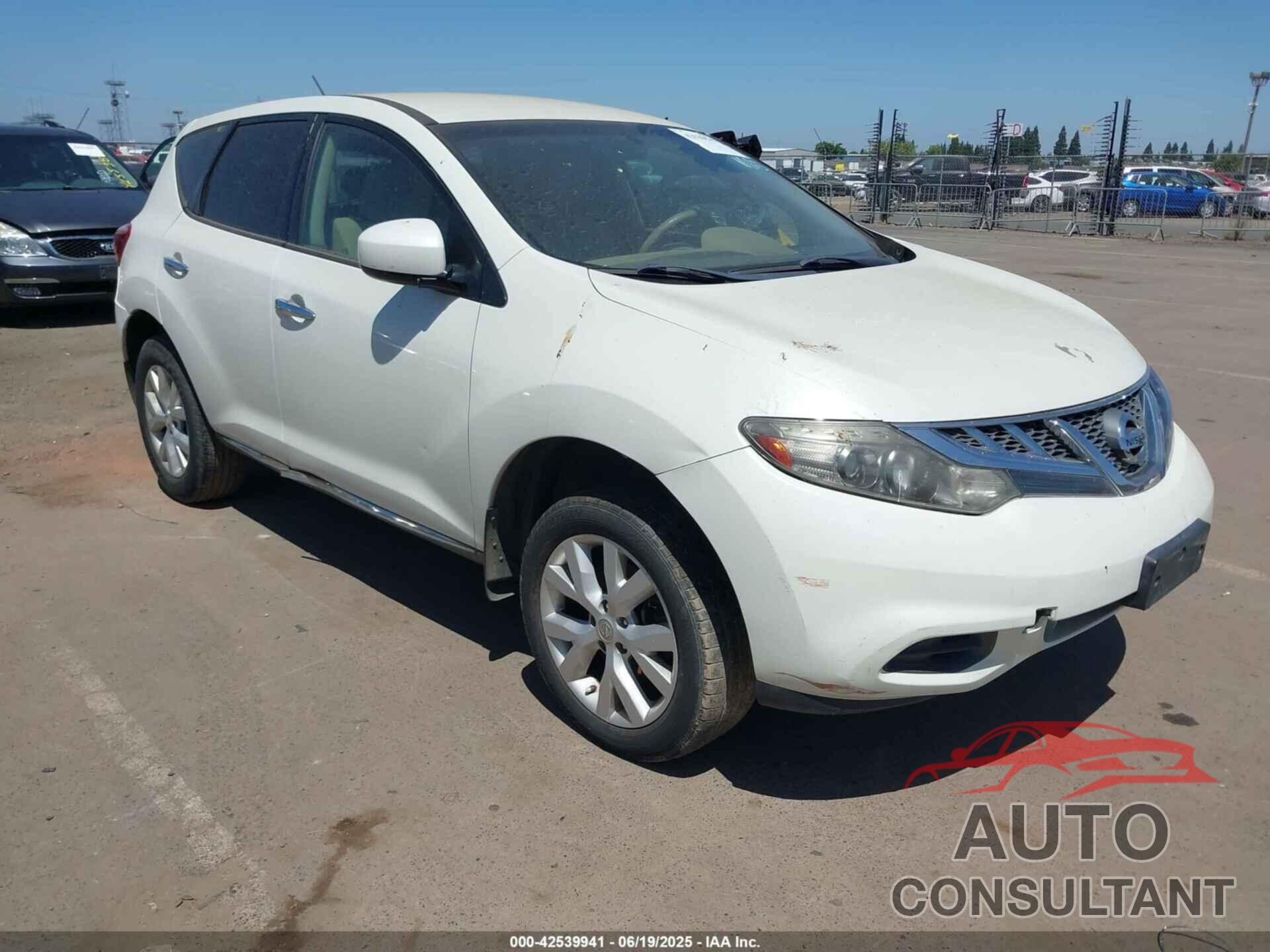 NISSAN MURANO 2011 - JN8AZ1MW3BW181565