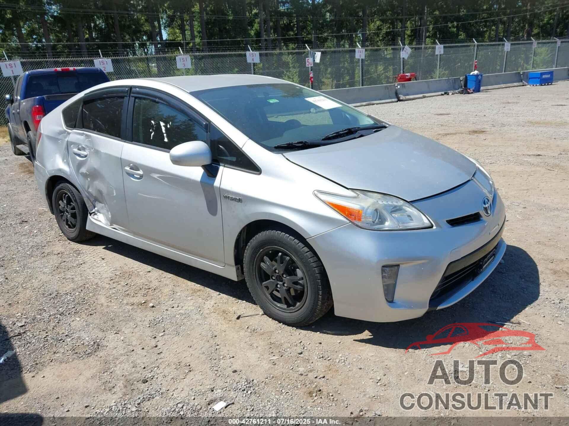 TOYOTA PRIUS 2012 - JTDKN3DU9C5401921
