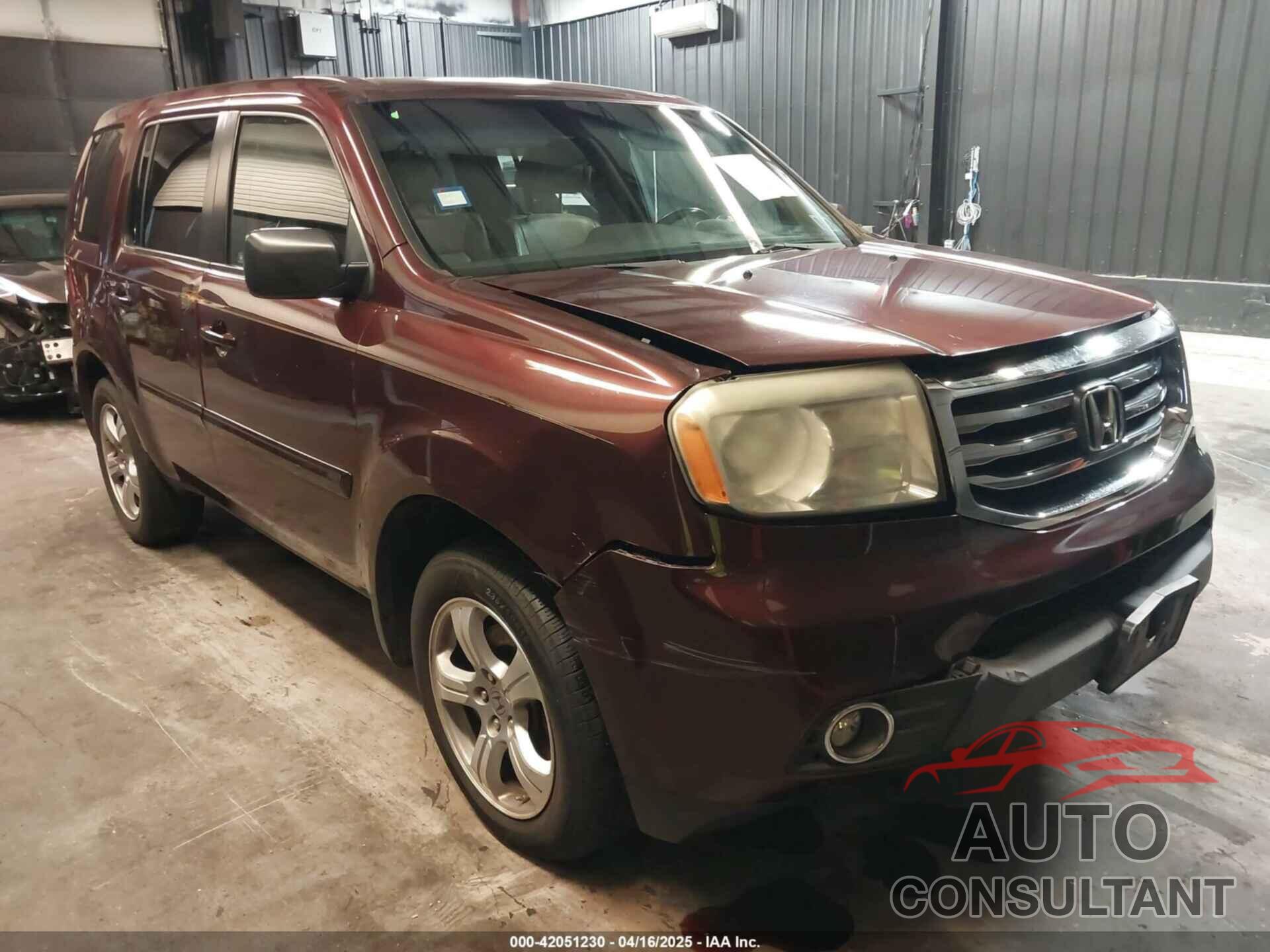 HONDA PILOT 2012 - 5FNYF4H55CB018315