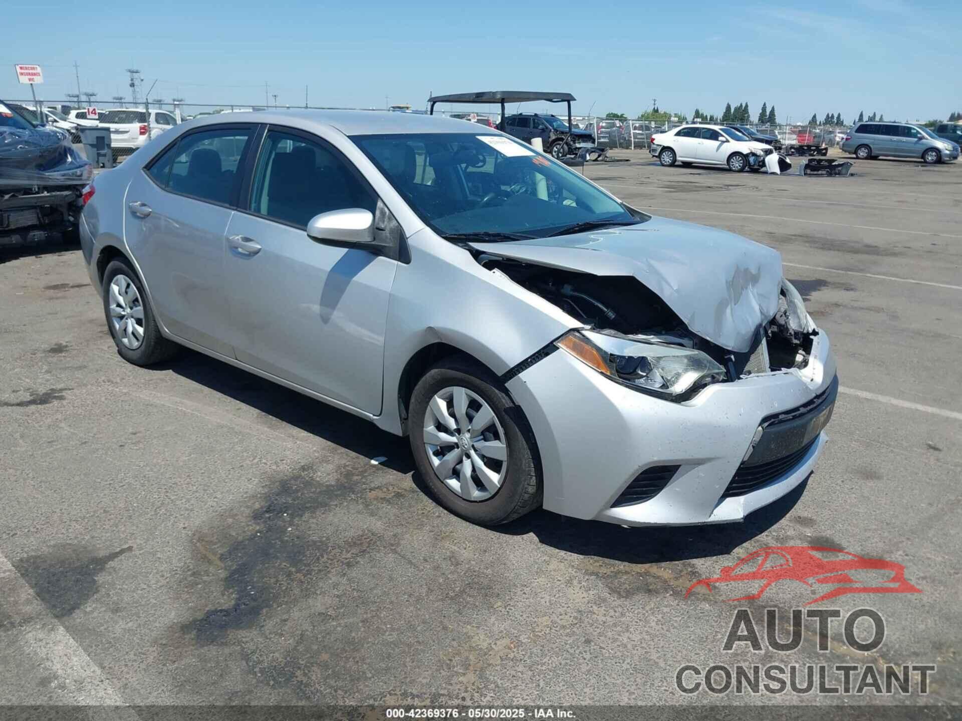 TOYOTA COROLLA 2014 - 5YFBURHE4EP144438