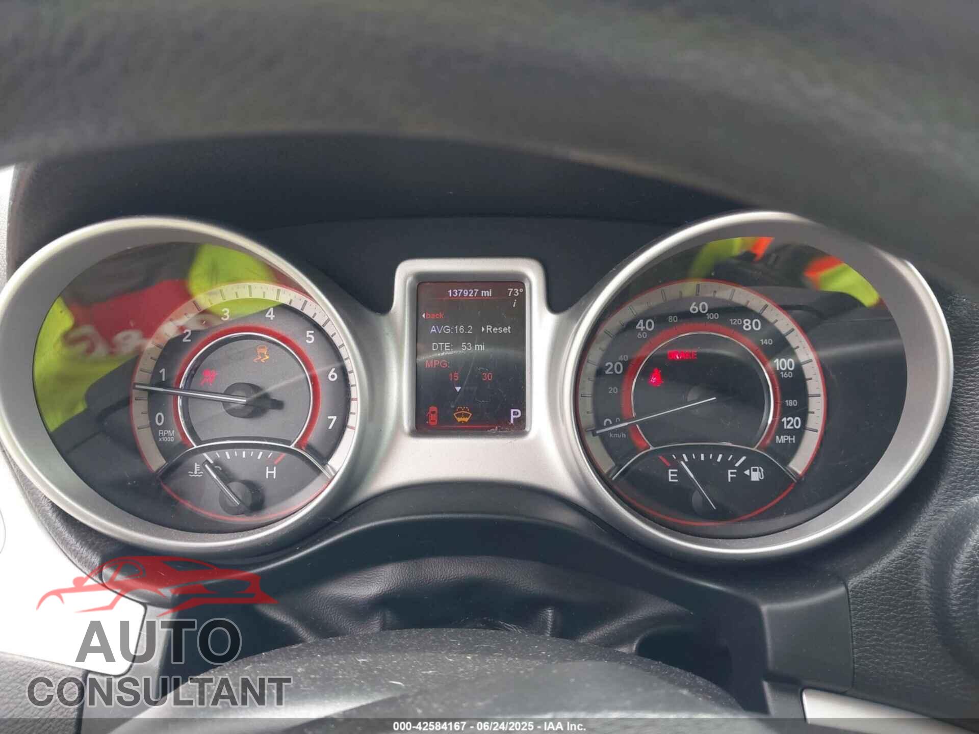 DODGE JOURNEY 2012 - 3C4PDDBG8CT208994