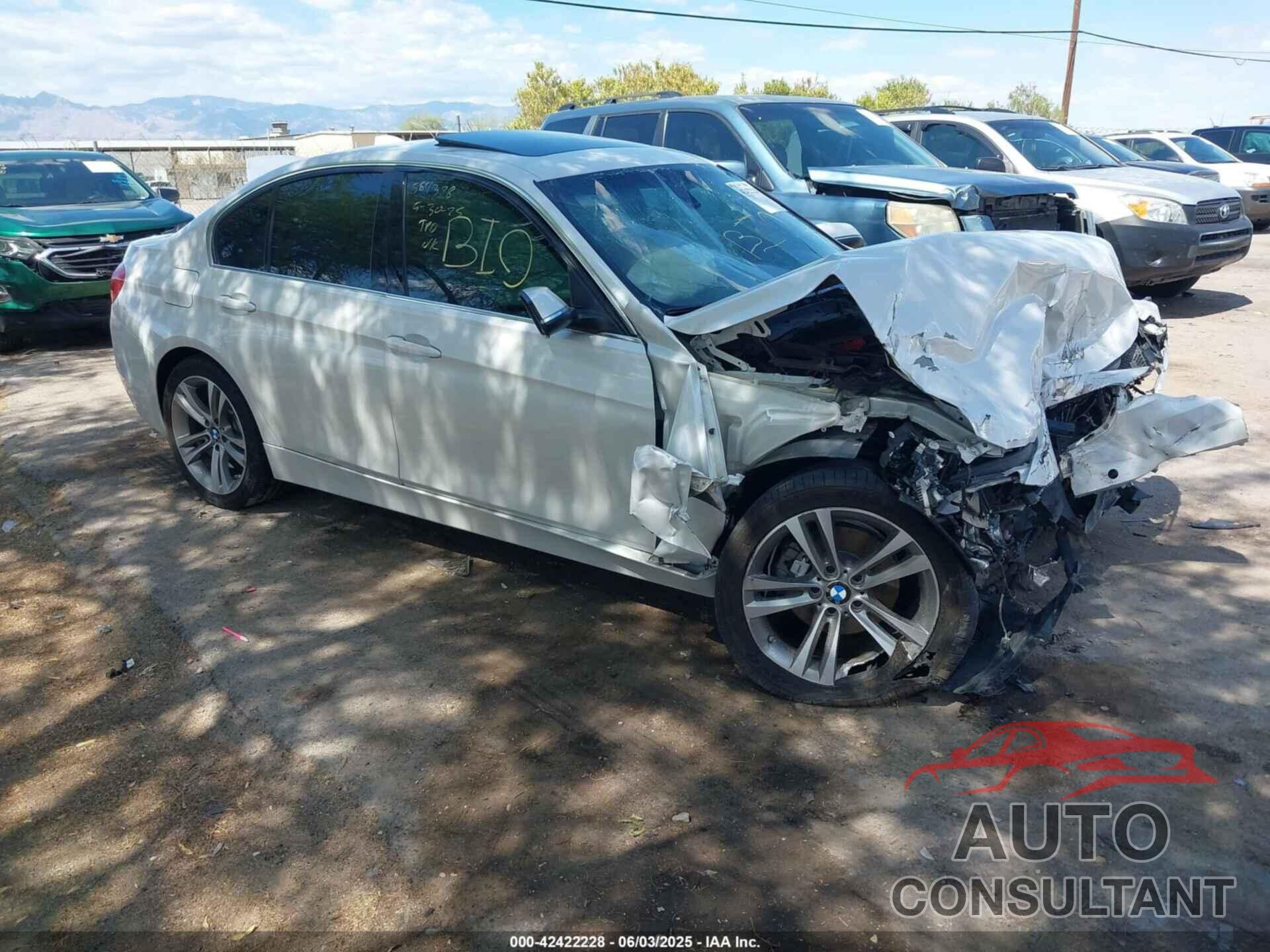 BMW 328I 2016 - WBA8E9G54GNT45200