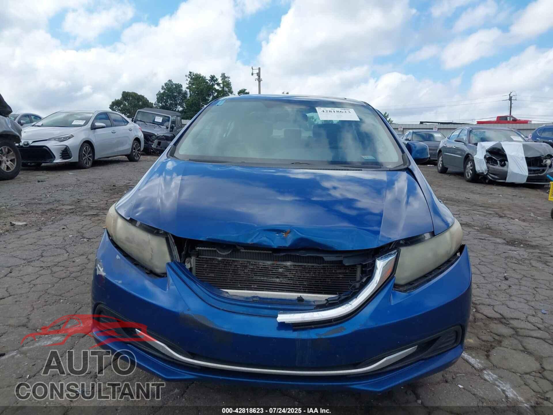 HONDA CIVIC 2013 - 19XFB2F85DE227582