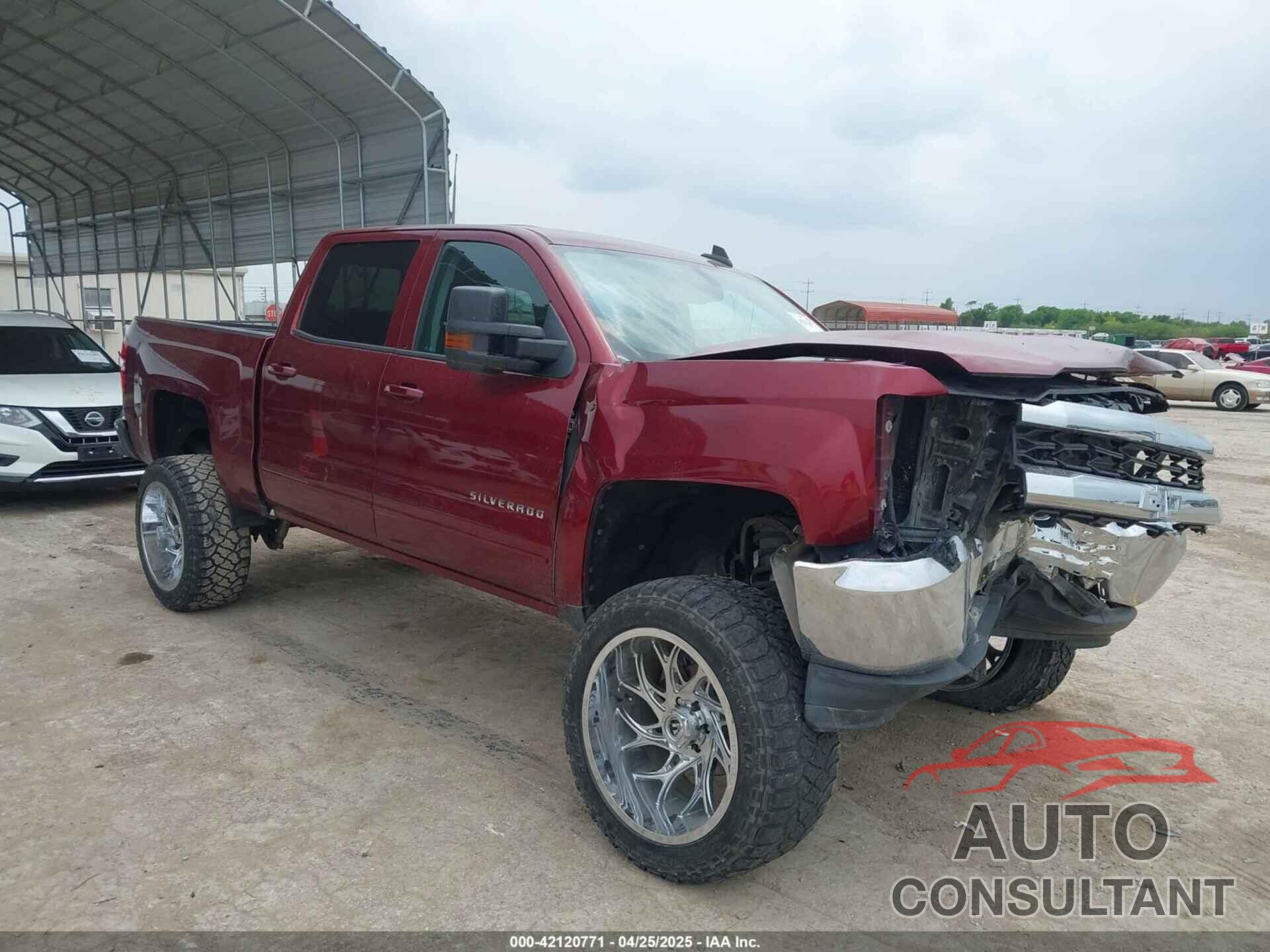 CHEVROLET SILVERADO 1500 2017 - 3GCUCREC6HG368593