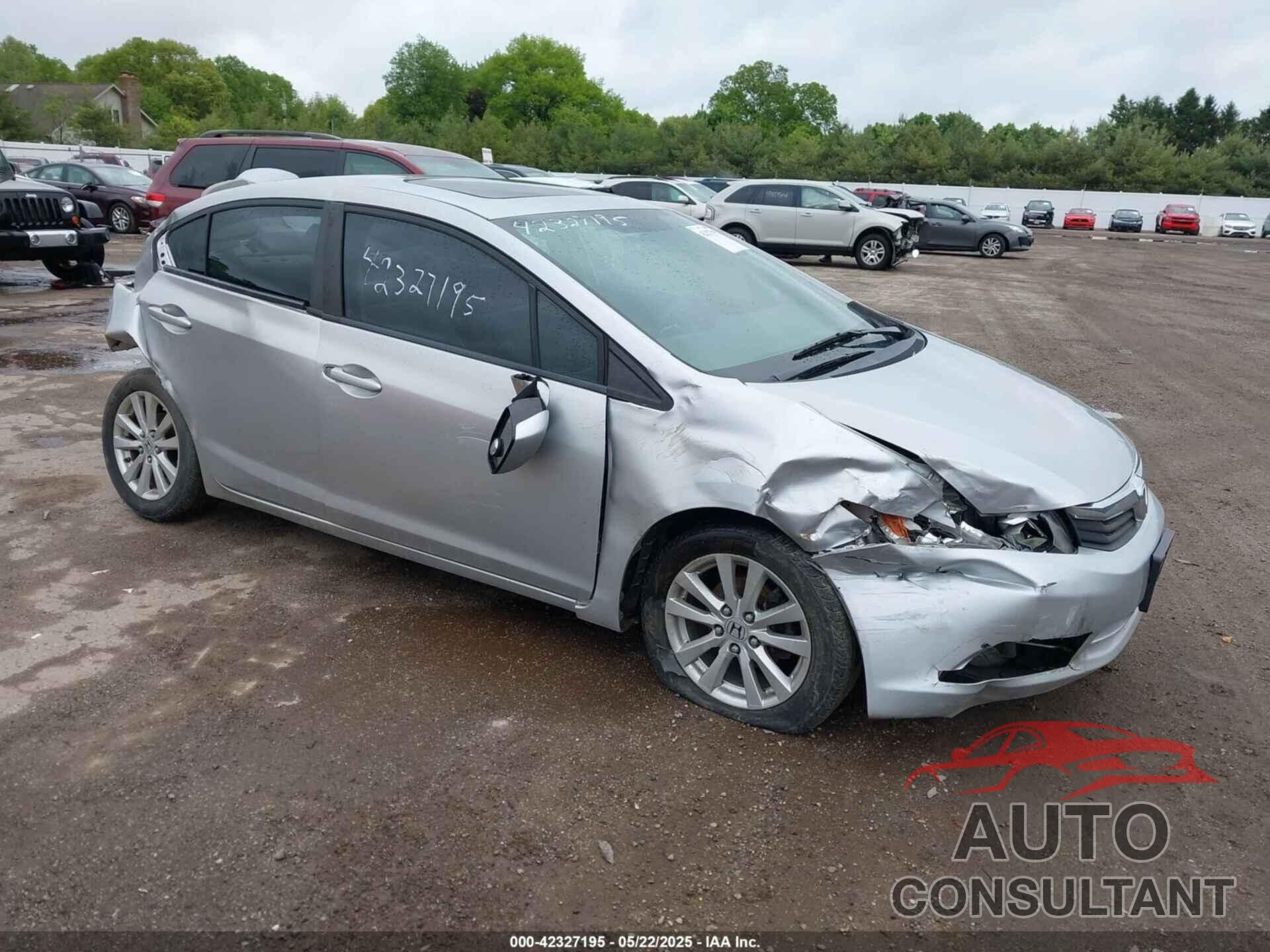 HONDA CIVIC 2012 - 19XFB2F85CE308872