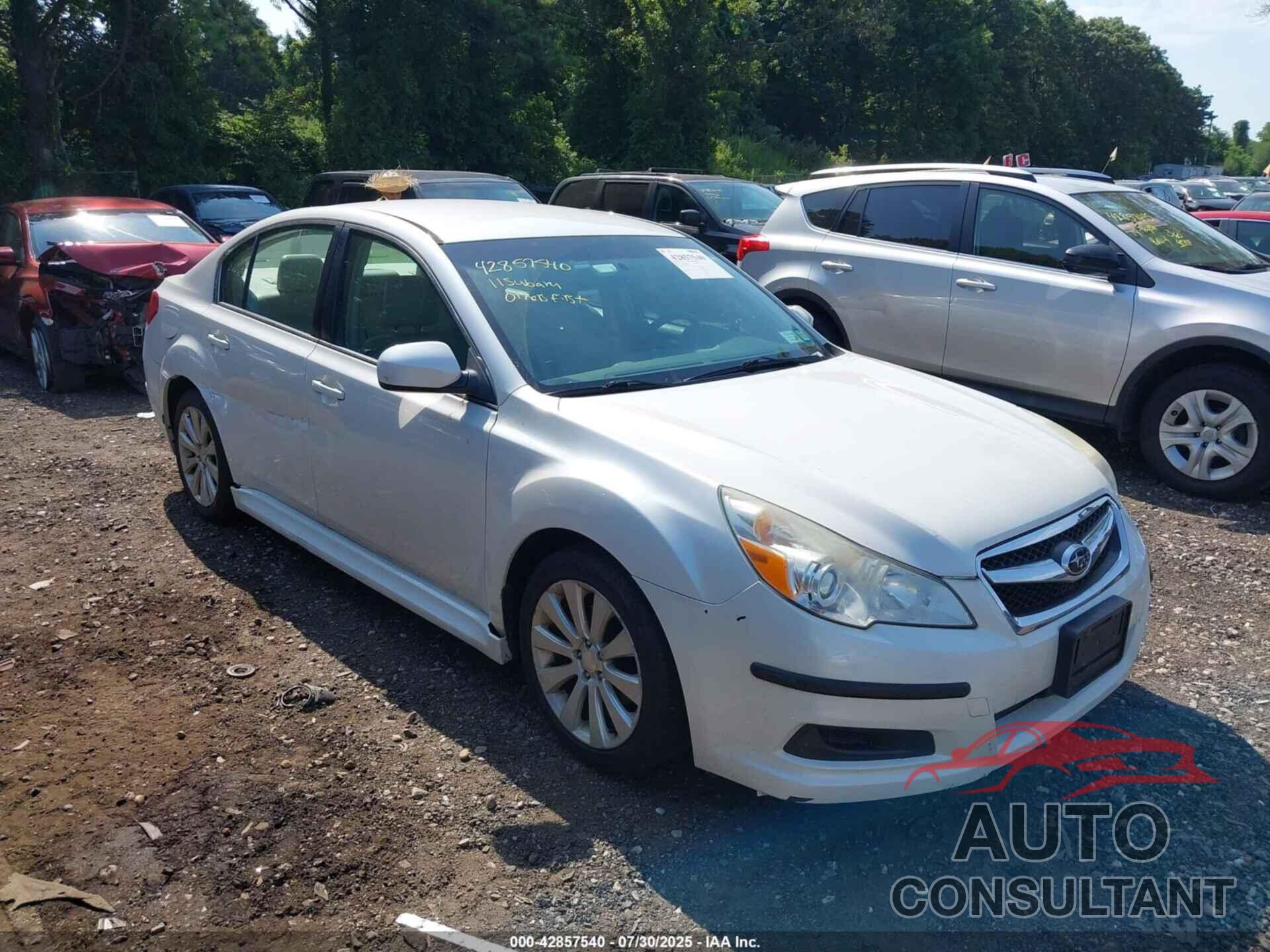 SUBARU LEGACY 2011 - 4S3BMBJ63B3228281