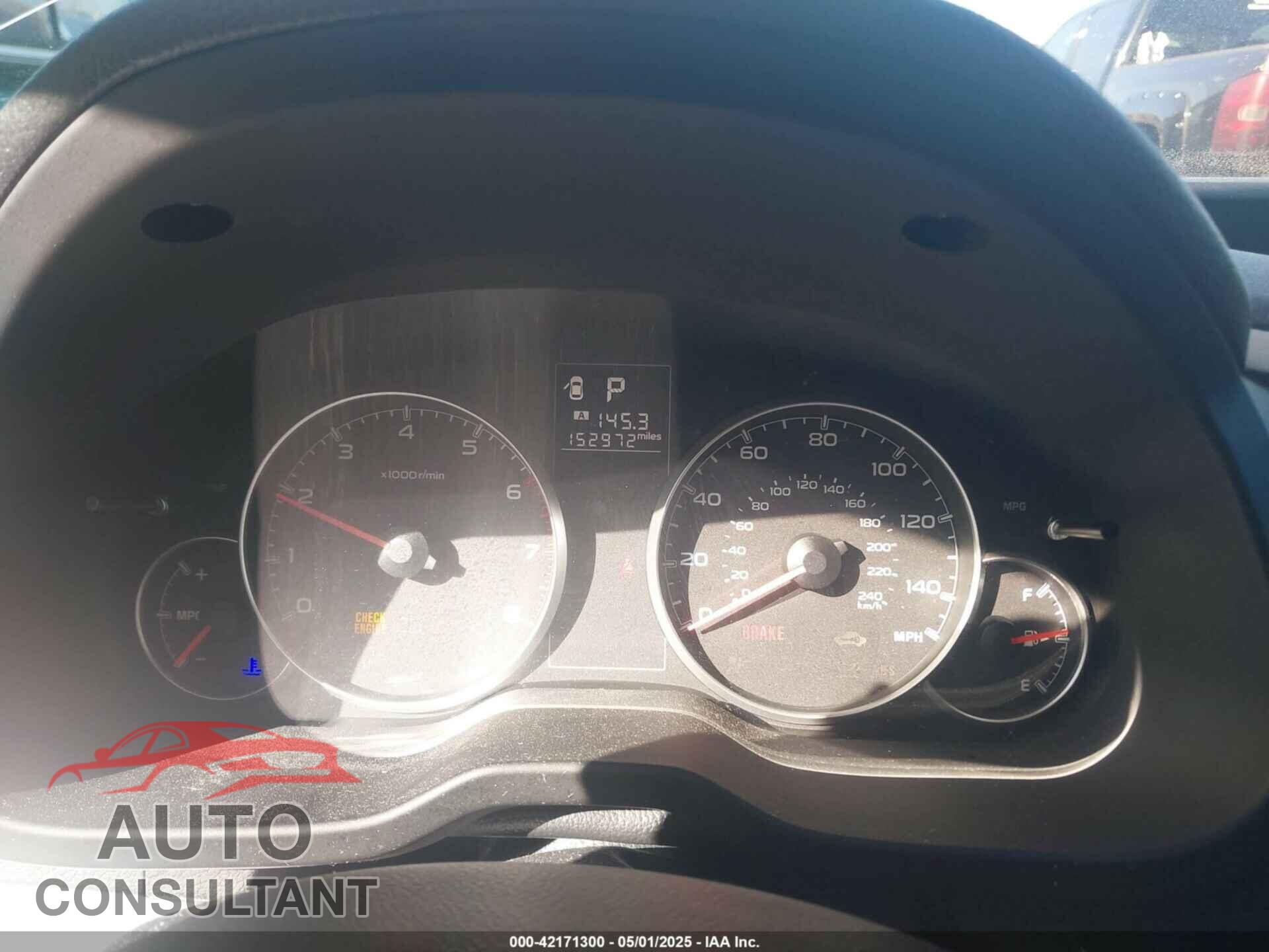 SUBARU OUTBACK 2013 - 4S4BRBCC3D3309042