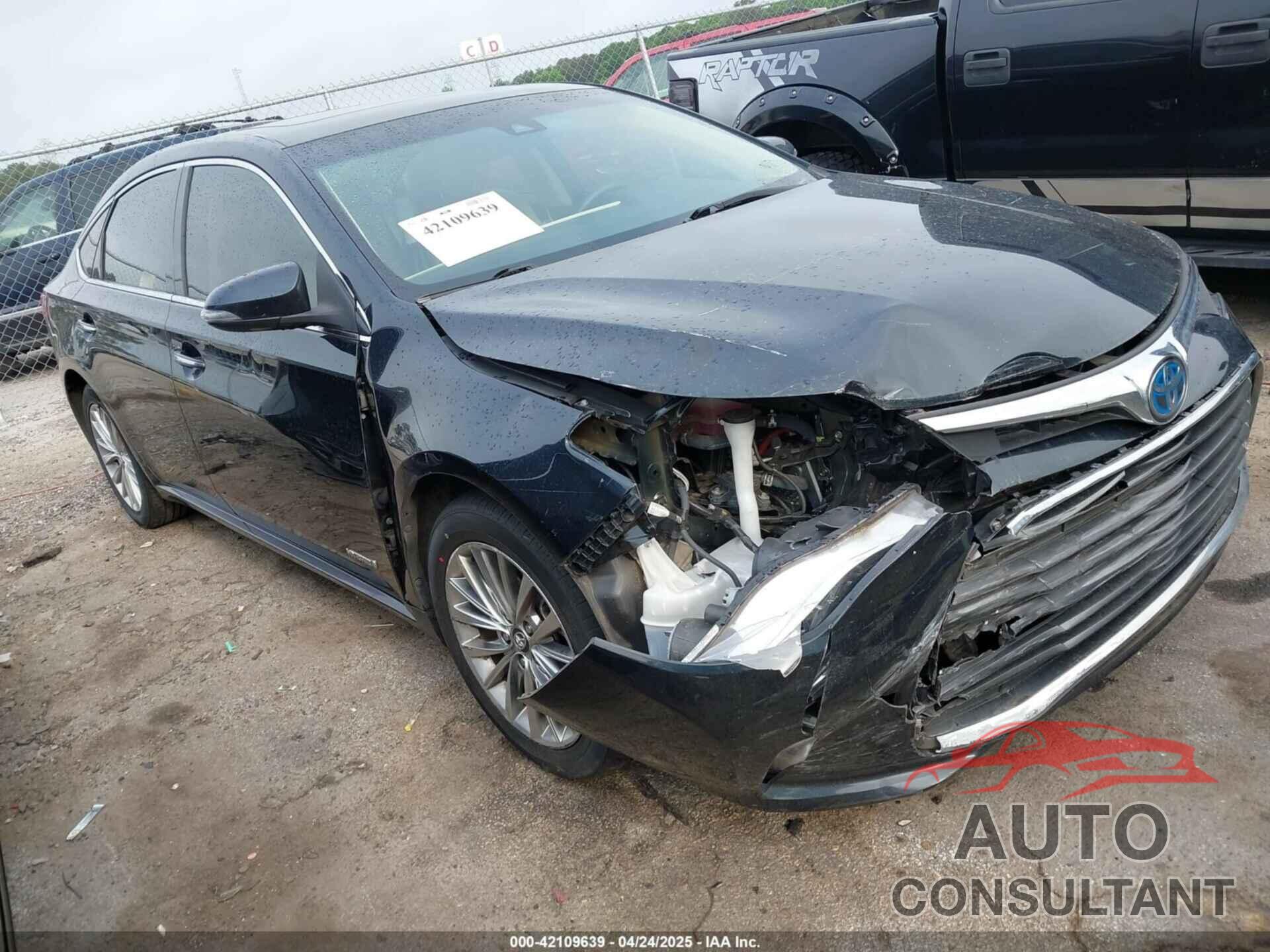 TOYOTA AVALON HYBRID 2016 - 4T1BD1EB1GU052619
