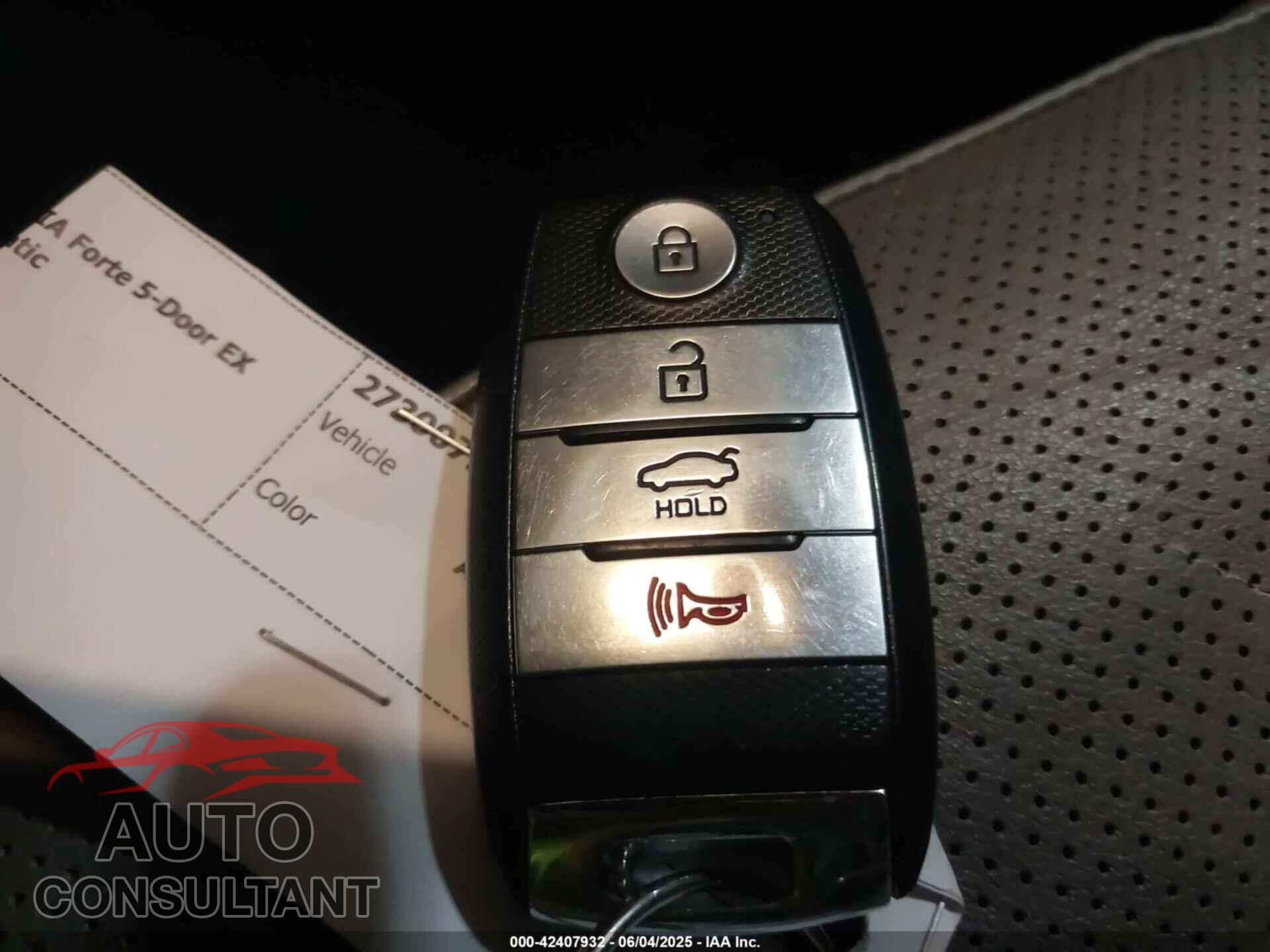 KIA FORTE 2015 - KNAFX5A8XF5335010