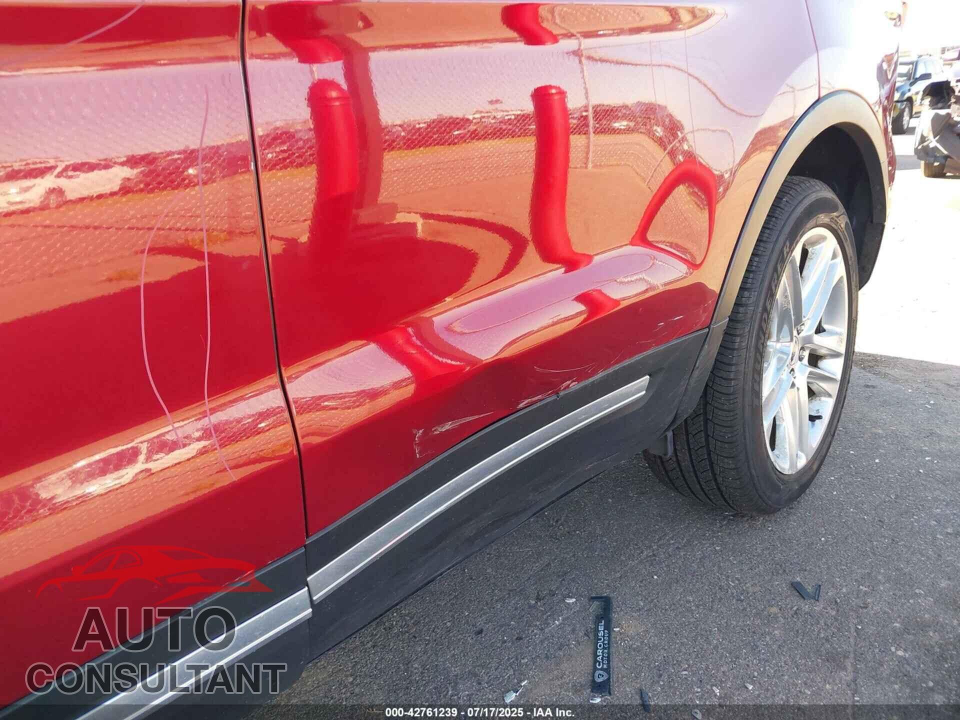 FORD EXPLORER 2016 - 1FM5K8D83GGD28010