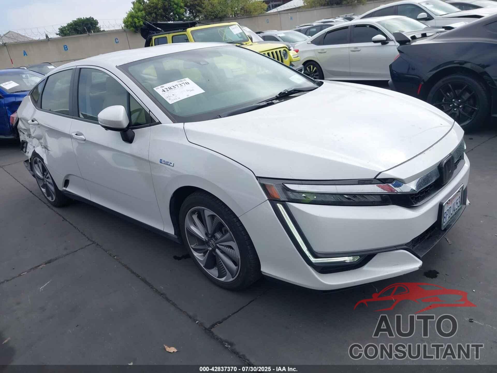 HONDA CLARITY PLUG-IN HYBRID 2019 - JHMZC5F37KC006956