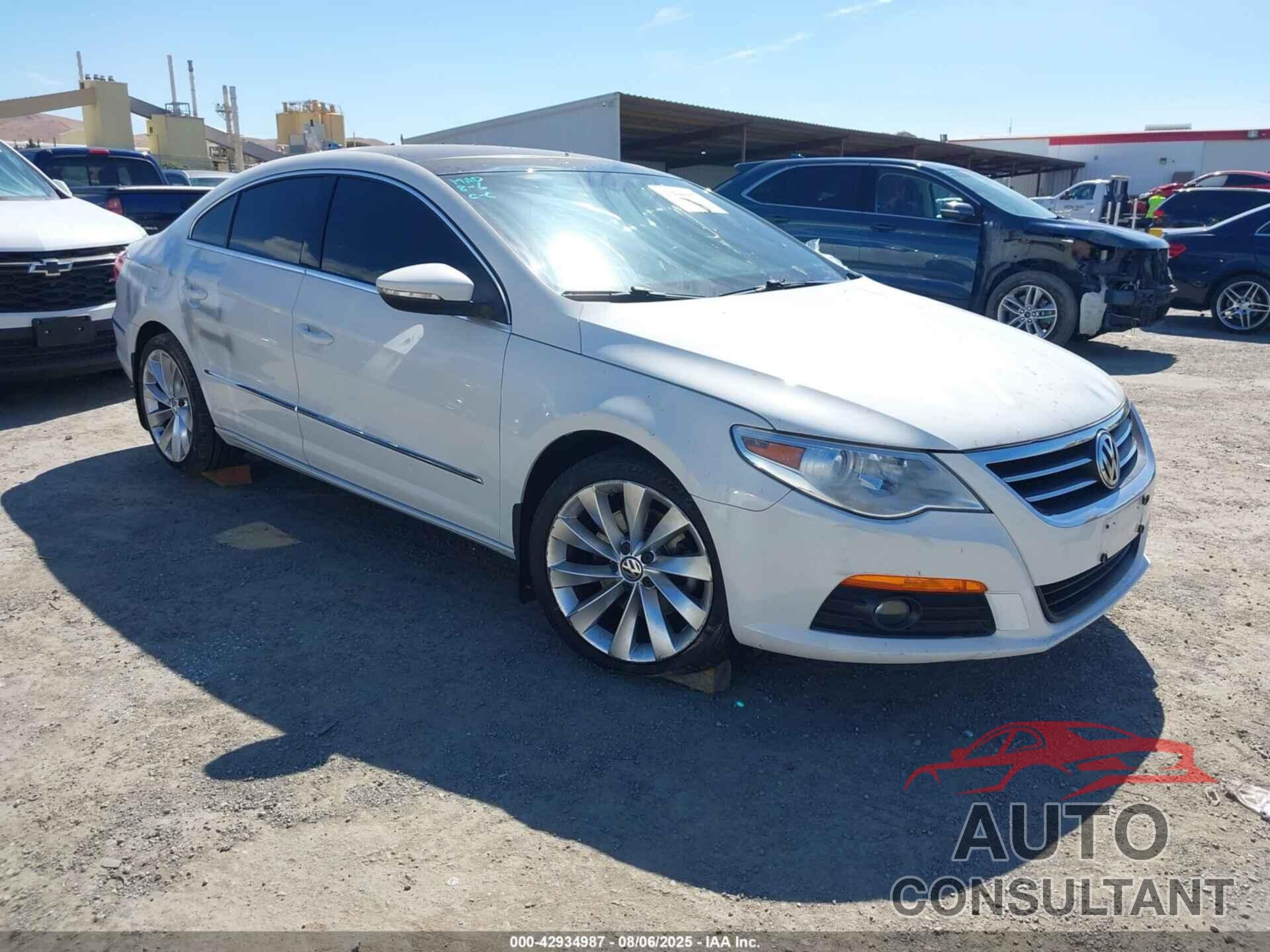 VOLKSWAGEN CC 2012 - WVWHP7ANXCE523289
