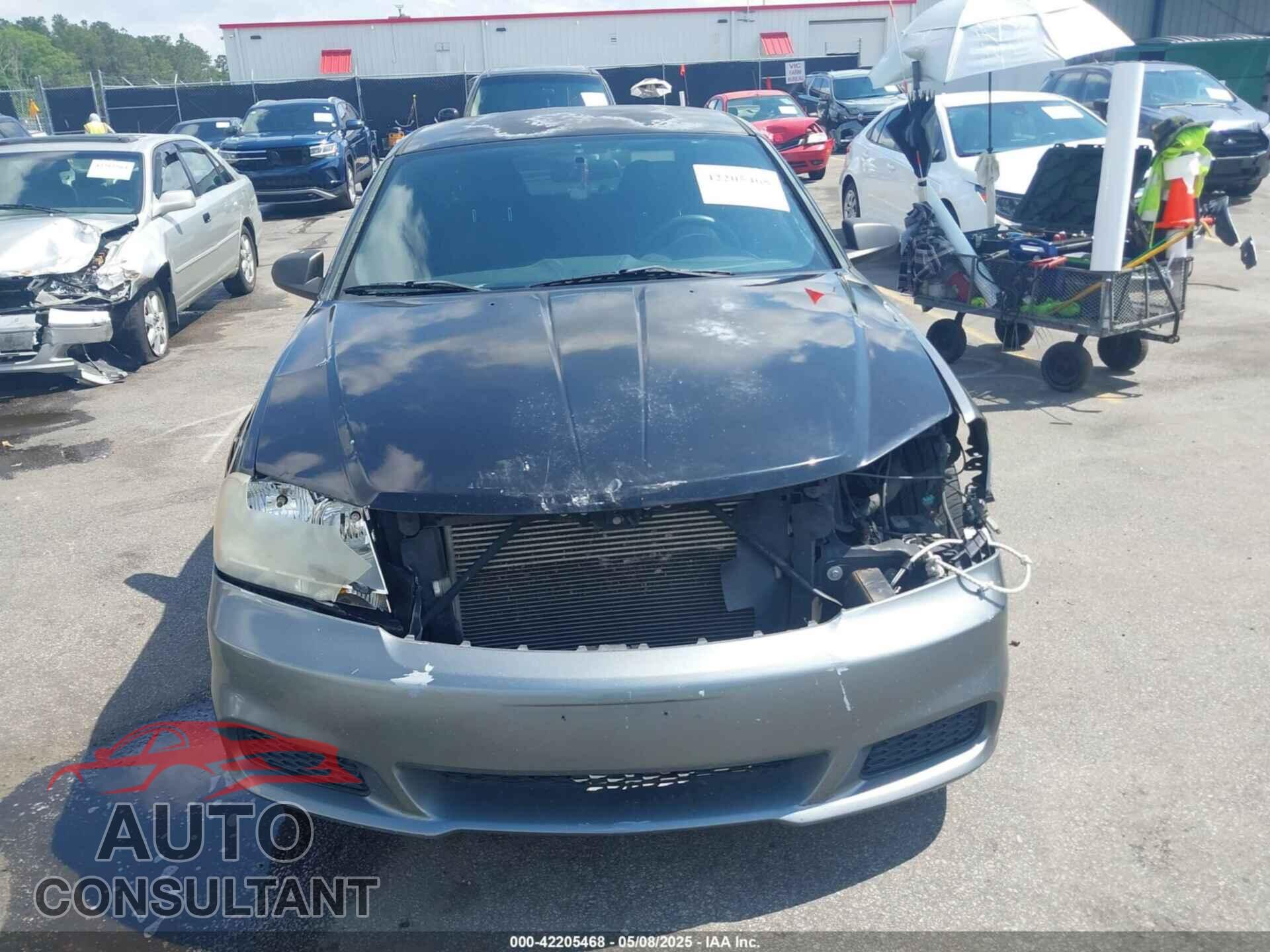 DODGE AVENGER 2013 - 1C3CDZAG1DN504121