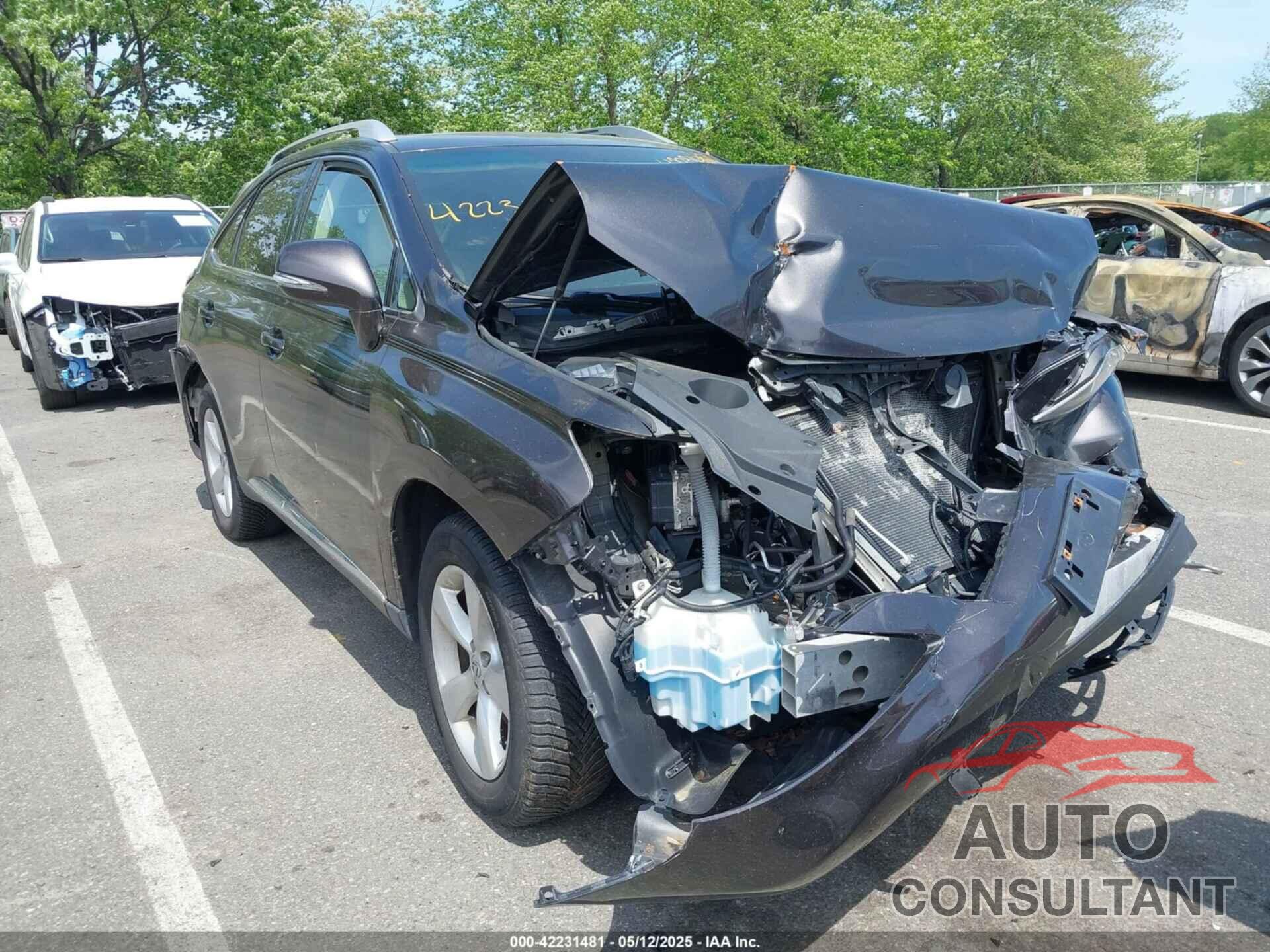 LEXUS RX 350 2010 - 2T2BK1BA0AC036272