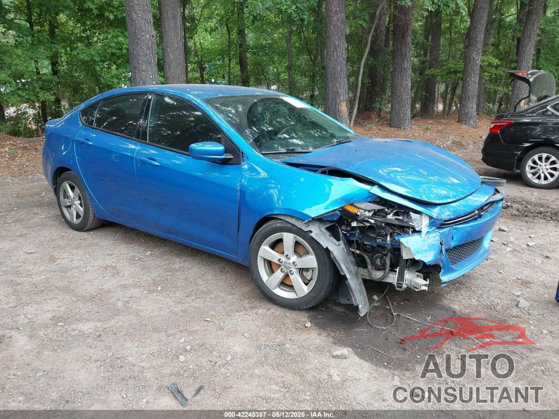 DODGE DART 2015 - 1C3CDFBB8FD227817