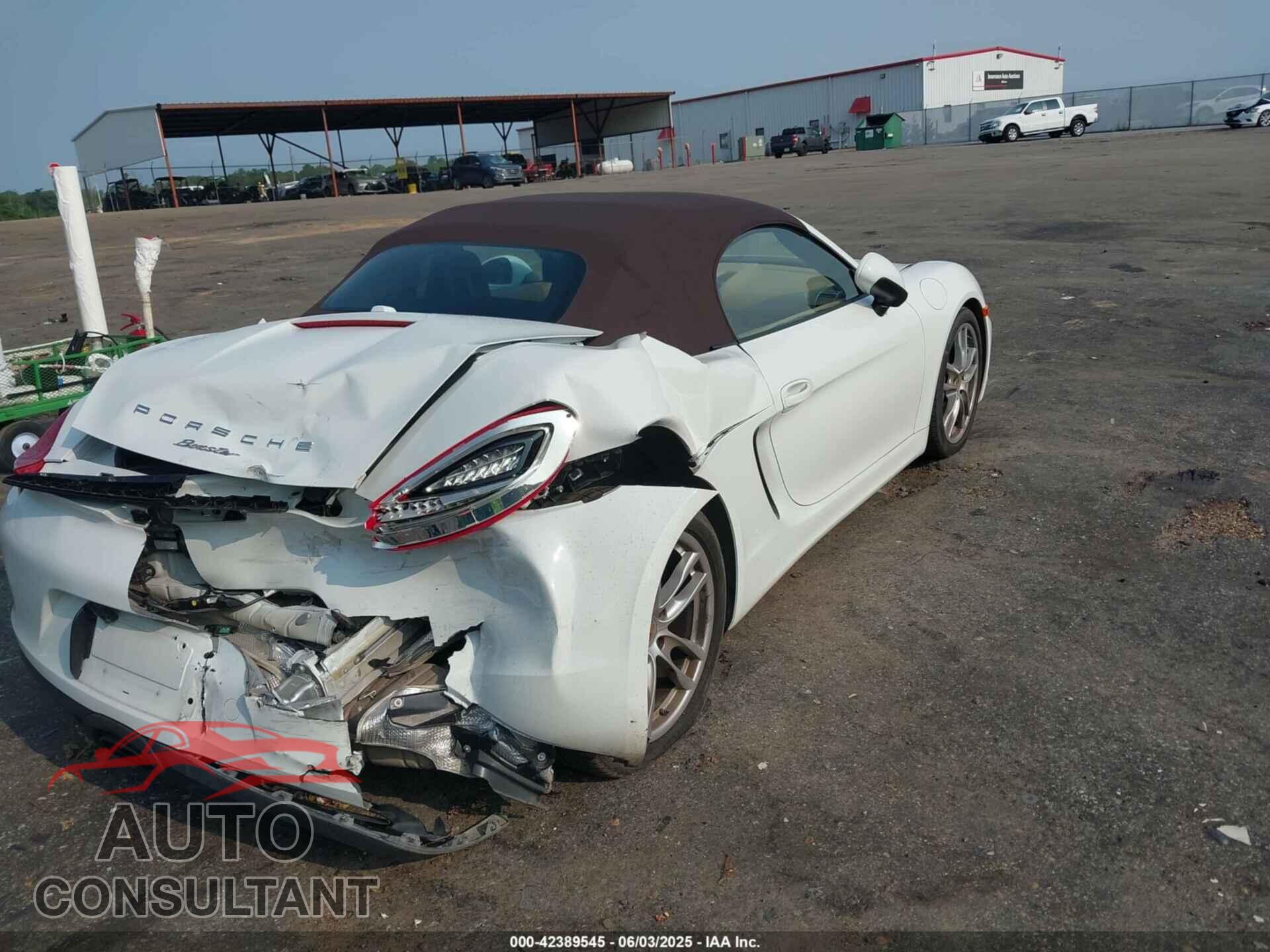 PORSCHE BOXSTER 2014 - WP0CA2A80ES120371