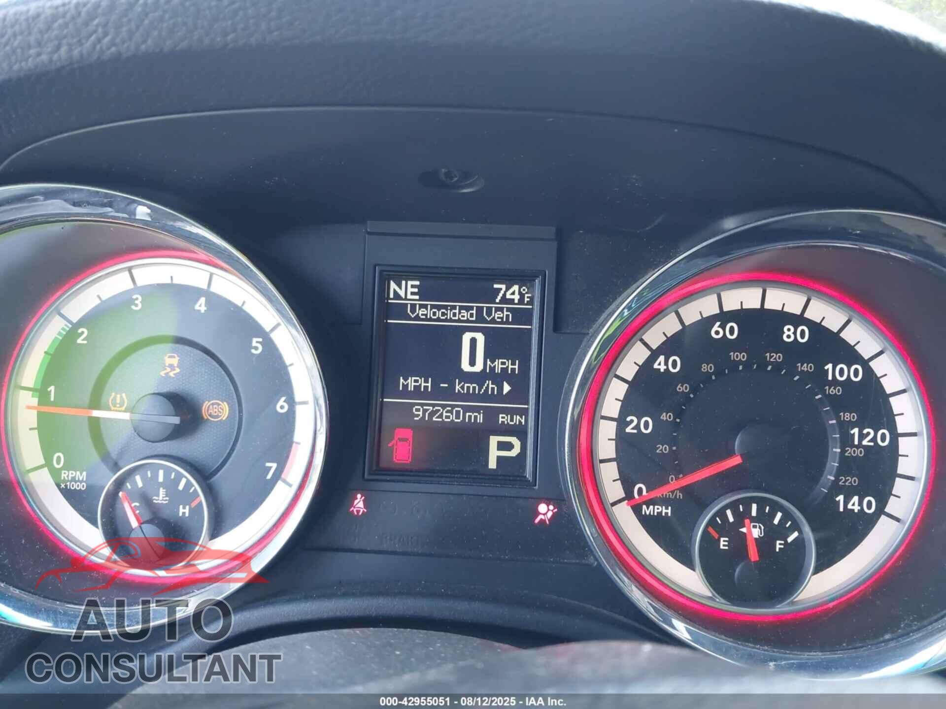 DODGE DURANGO 2013 - 1C4RDJAG0DC658595