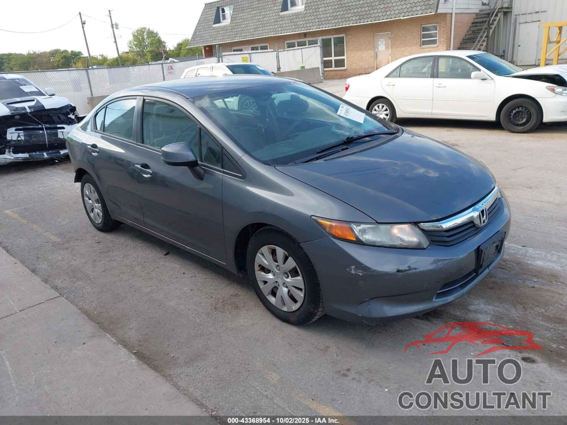 HONDA CIVIC 2012 - 19XFB2F58CE076385